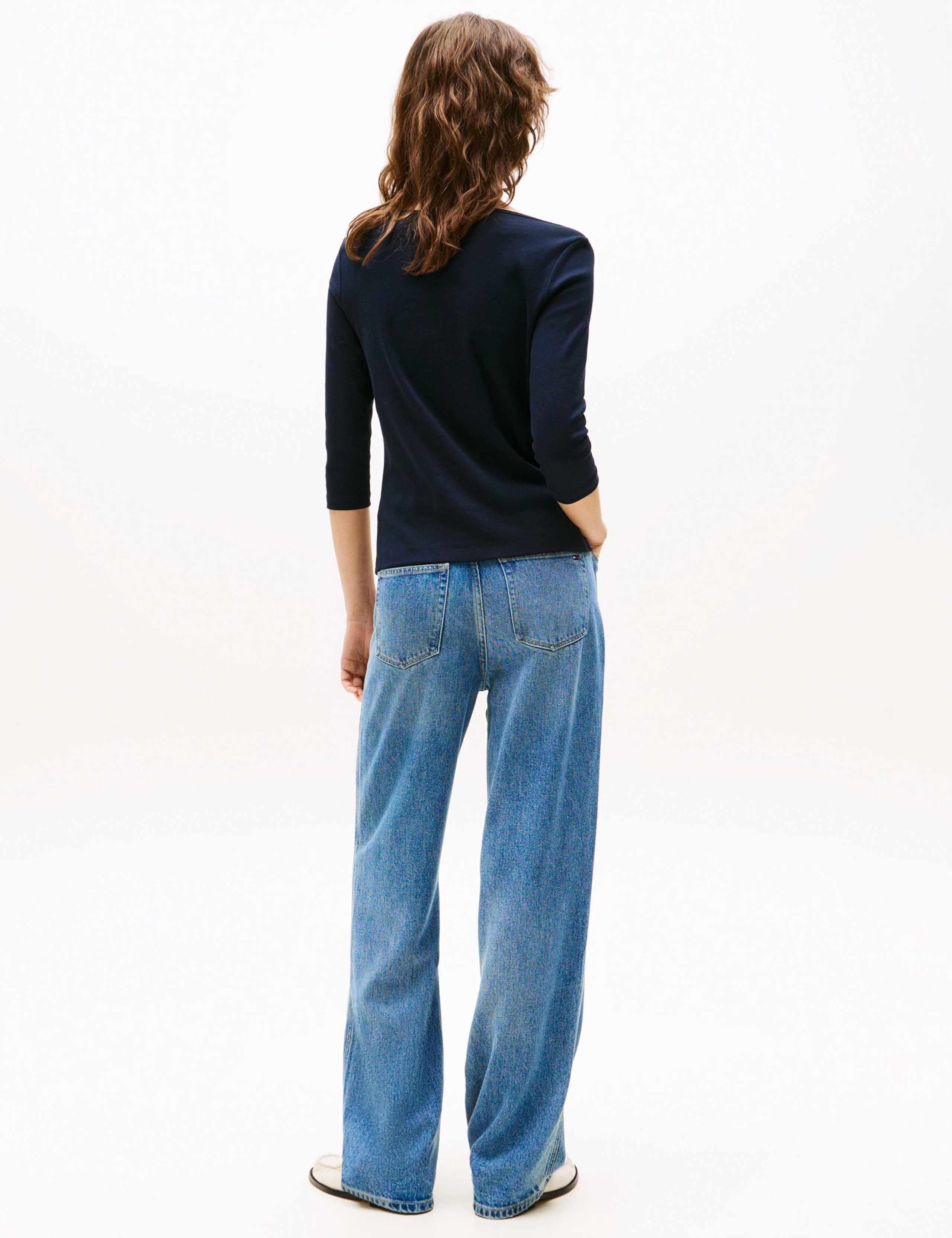 Pure Cotton Boat Neck Top 5 of 5