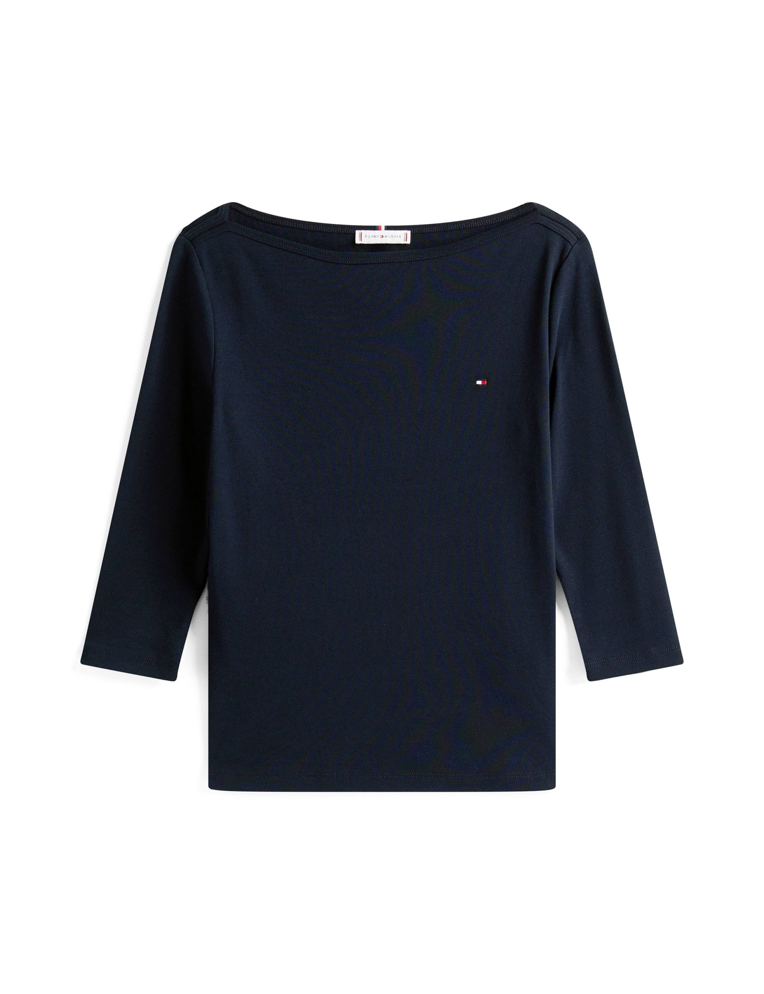 Pure Cotton Boat Neck Top 2 of 5