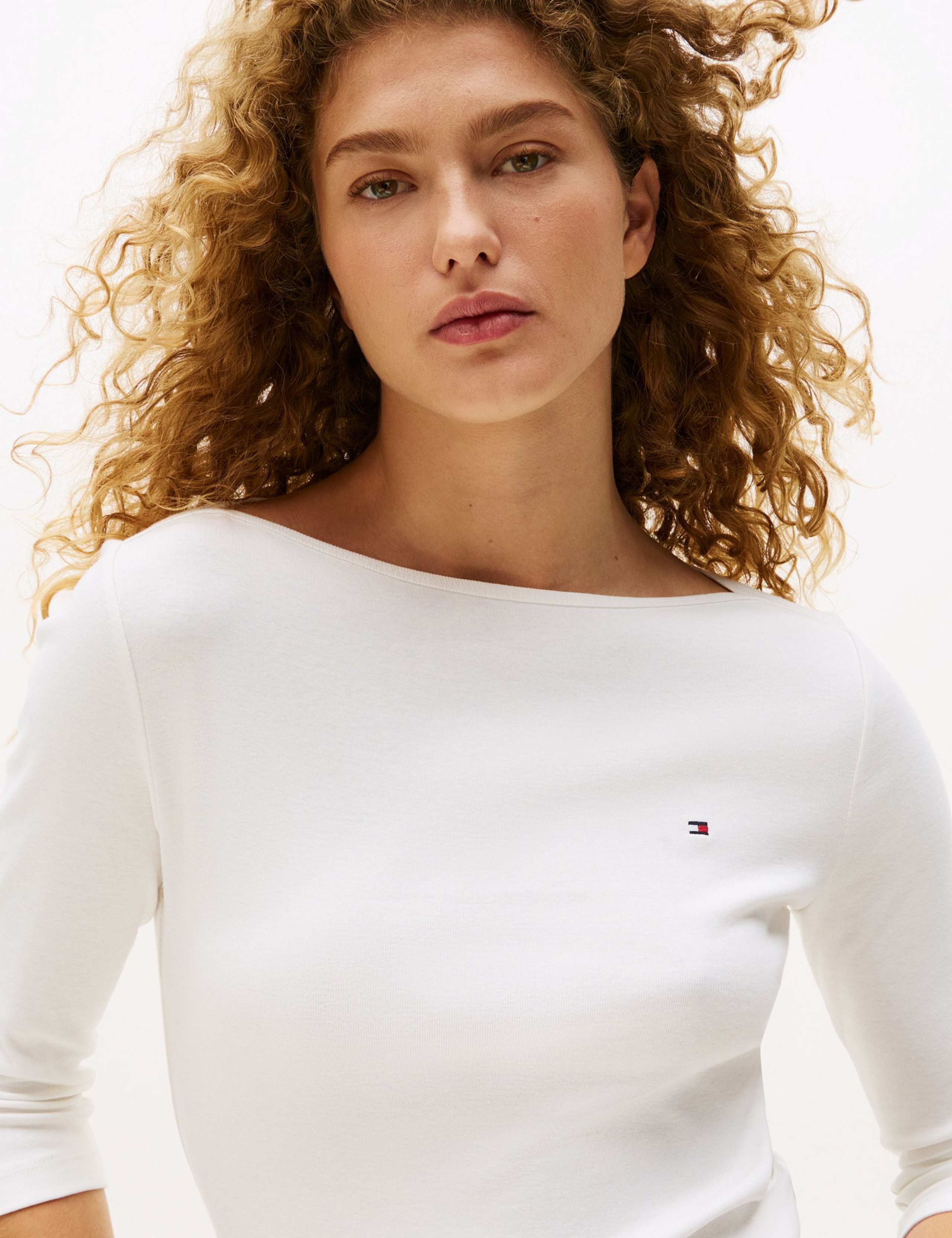 Pure Cotton Boat Neck Top 4 of 5