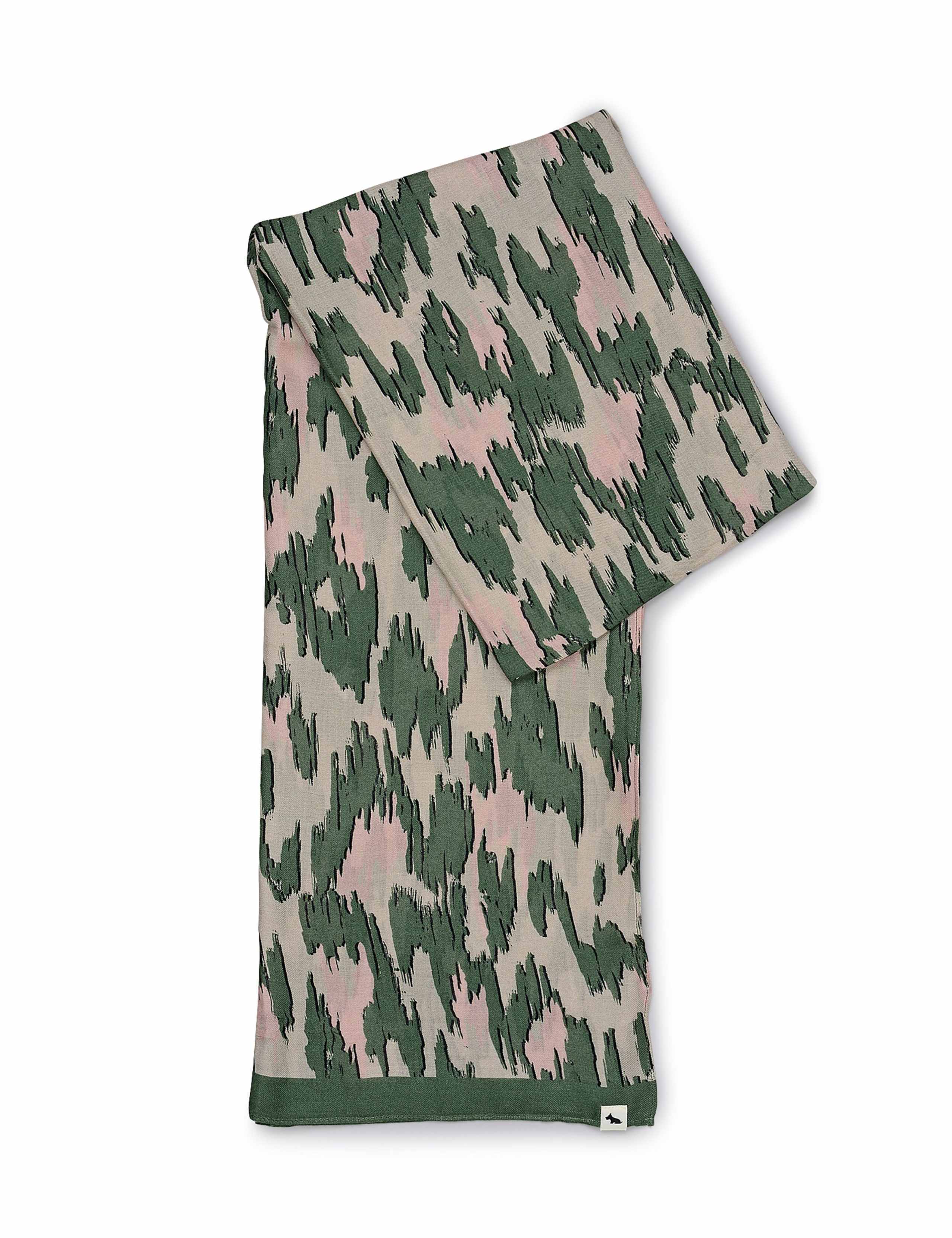 Modal Blend Leopard Print Scarf 2 of 2