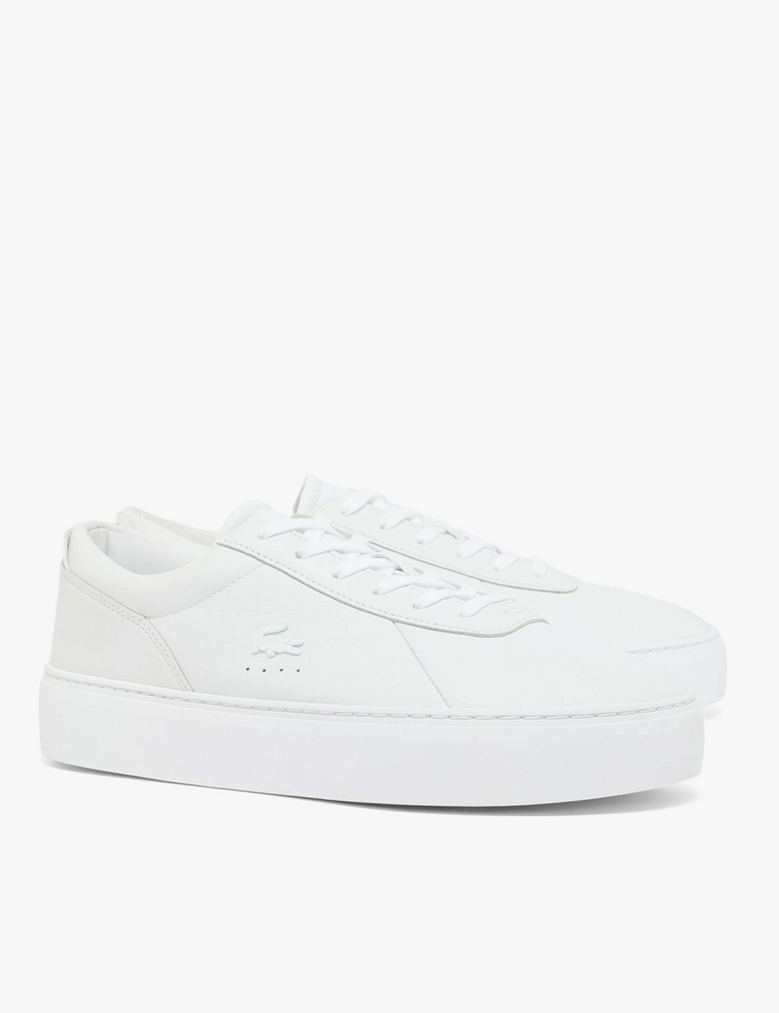 Leather Court Set Trainers 2 of 4