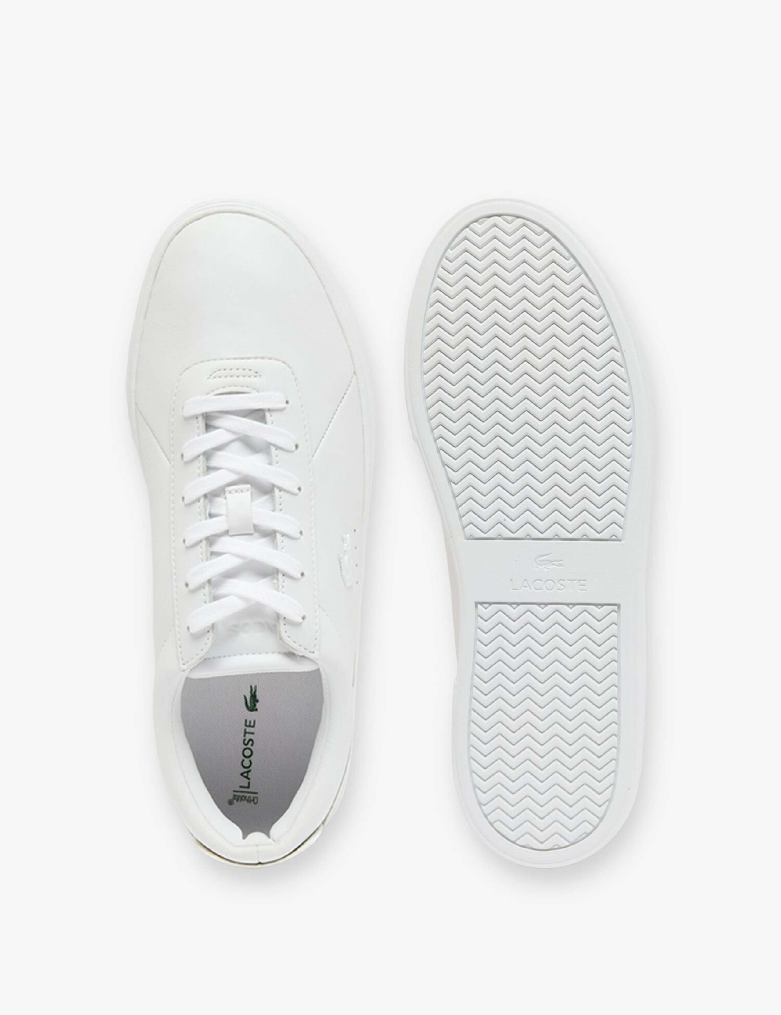 Leather Court Set Trainers 3 of 4