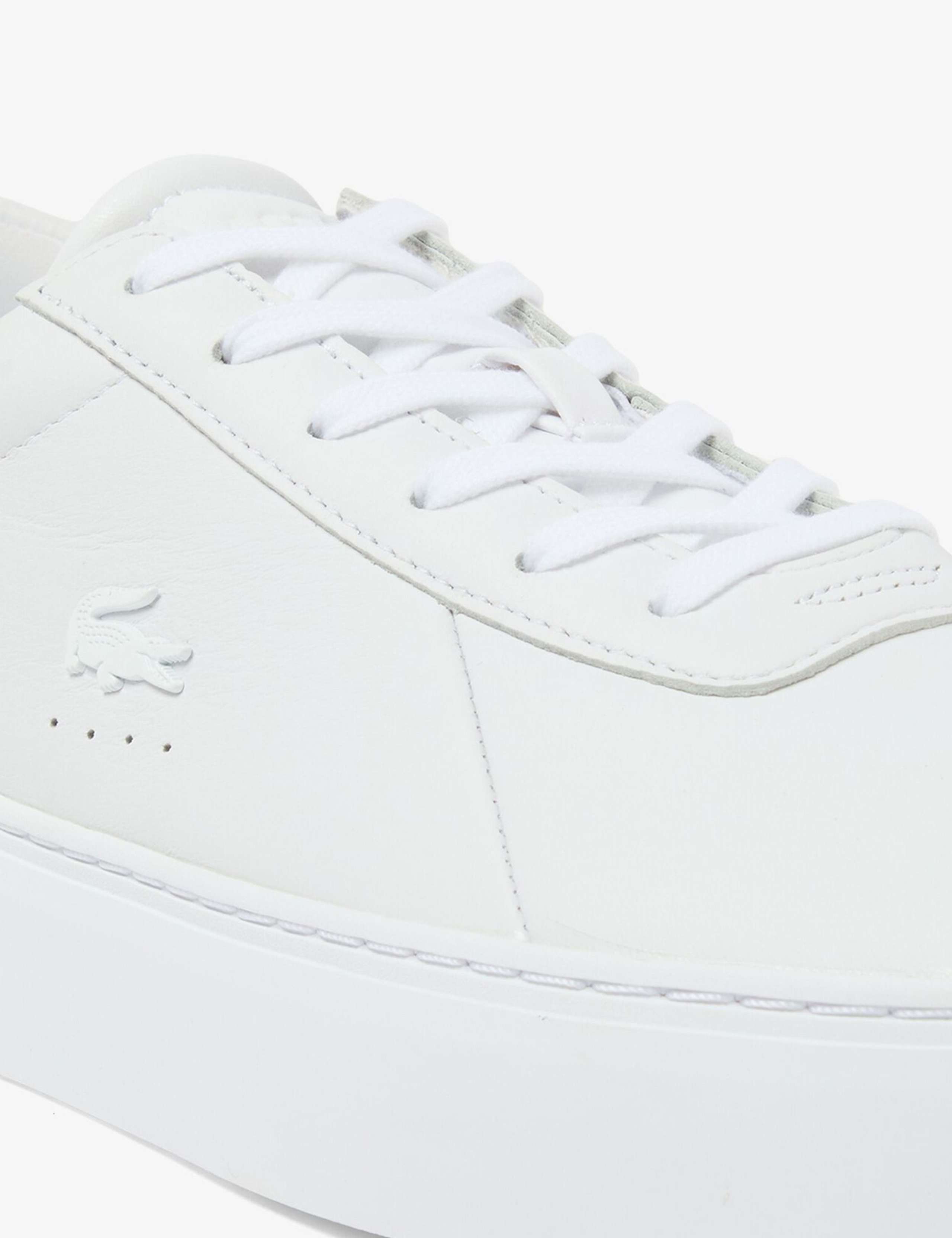 Leather Court Set Trainers 4 of 4