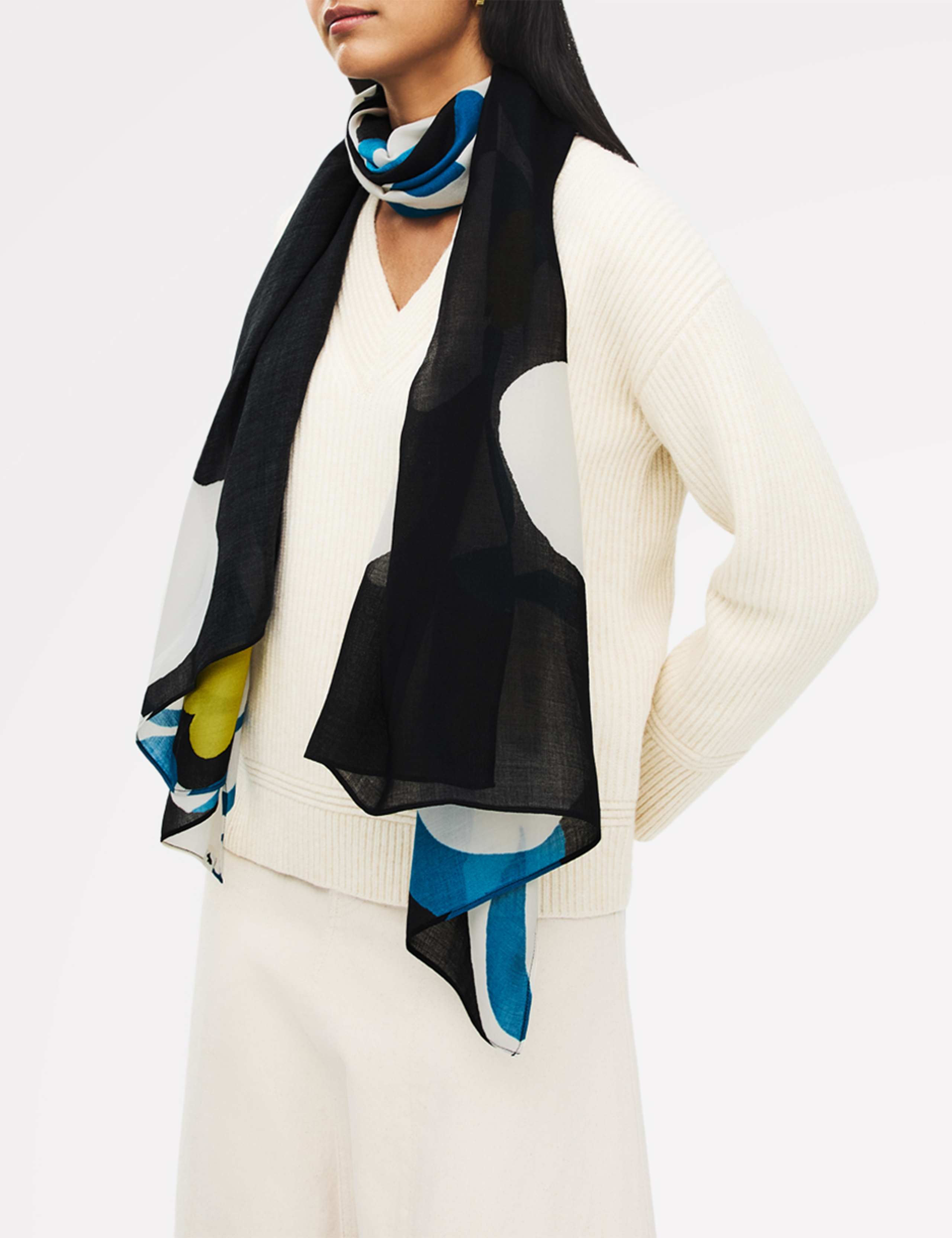 Perfect Poppies Modal Blend Scarf 3 of 3