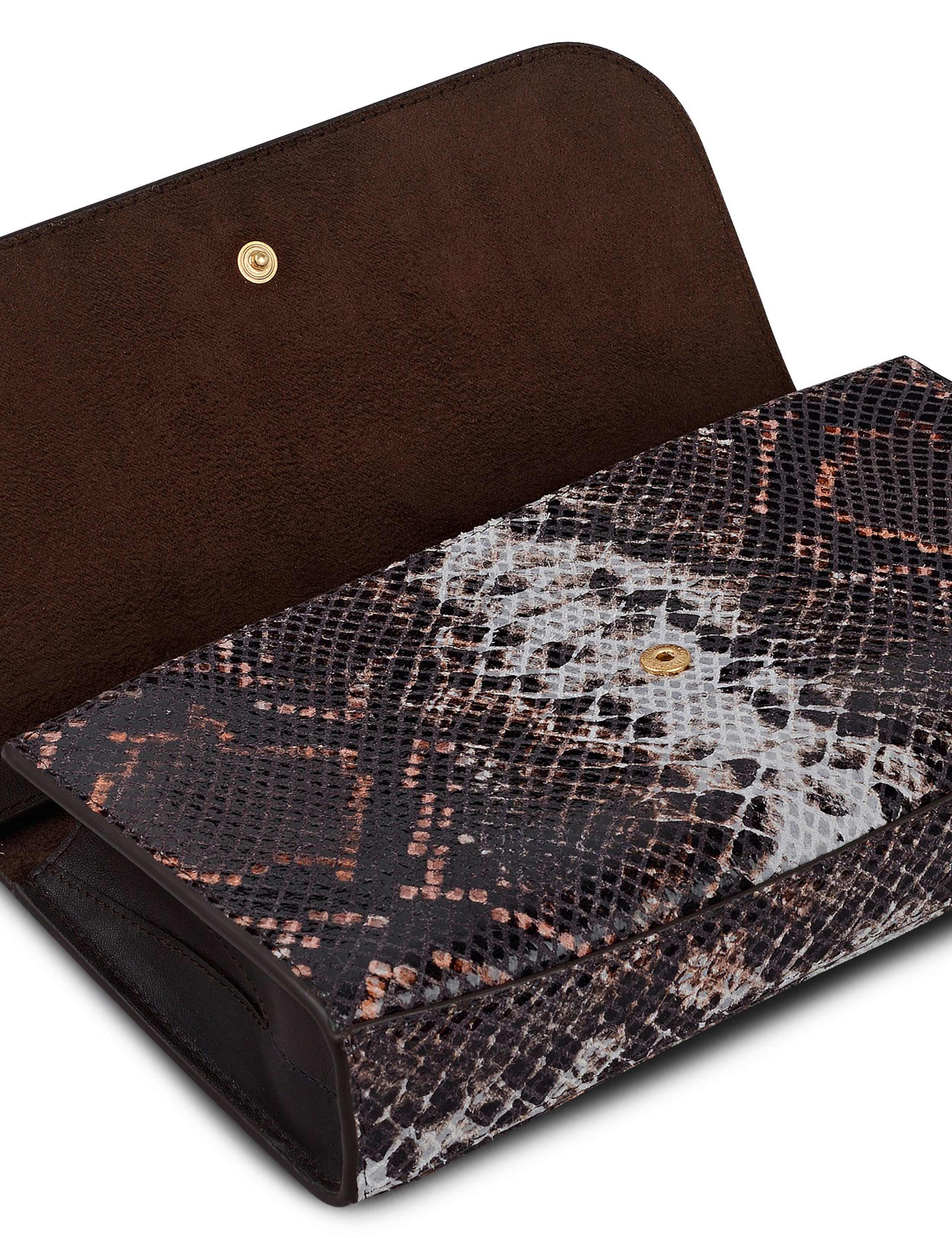 Leather Snake Effect Cross Body Bag 7 of 7