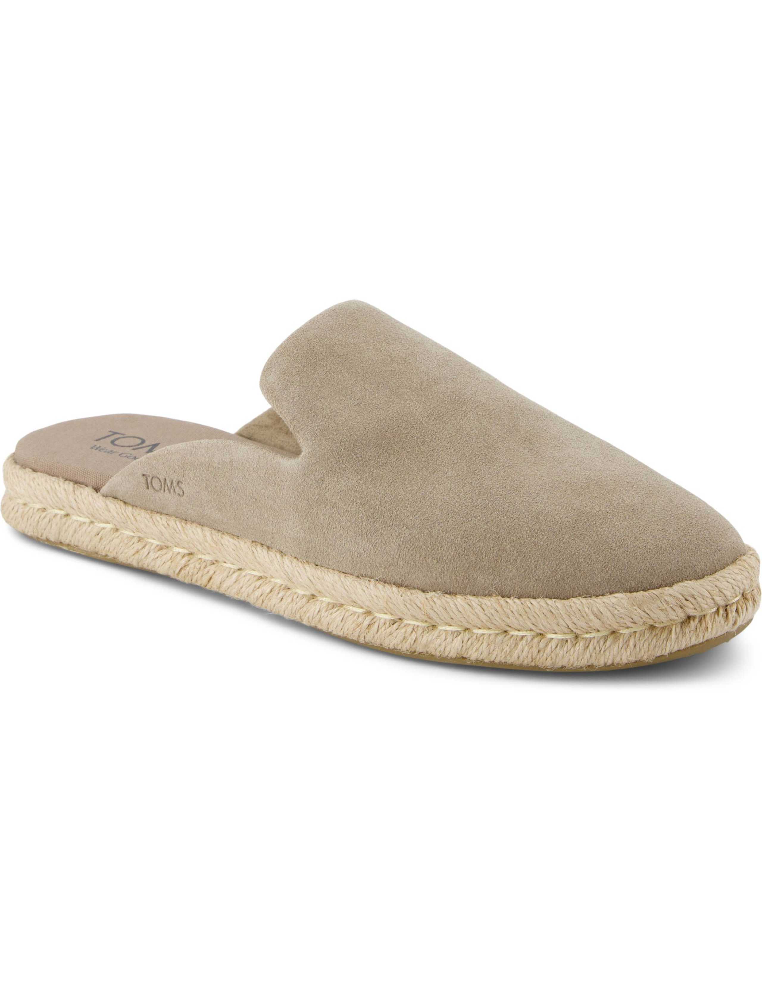 Suede Slip On Espadrille Mules 2 of 9