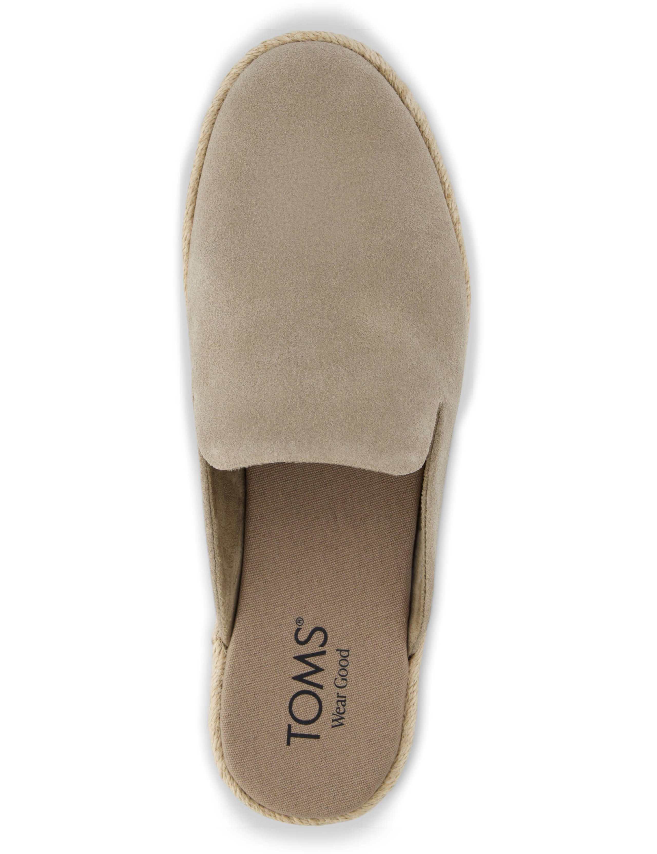 Suede Slip On Espadrille Mules 4 of 9