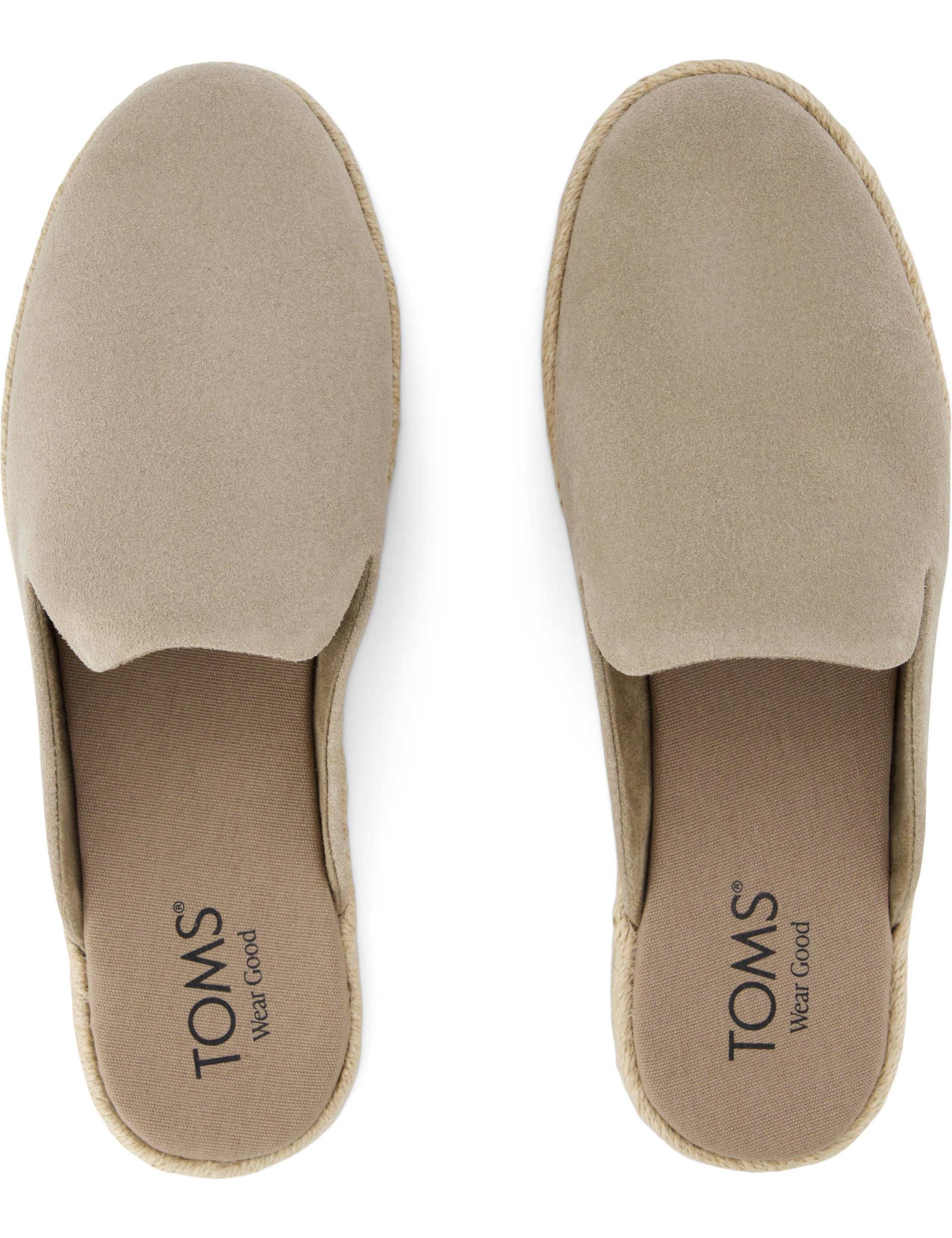 Suede Slip On Espadrille Mules 5 of 9