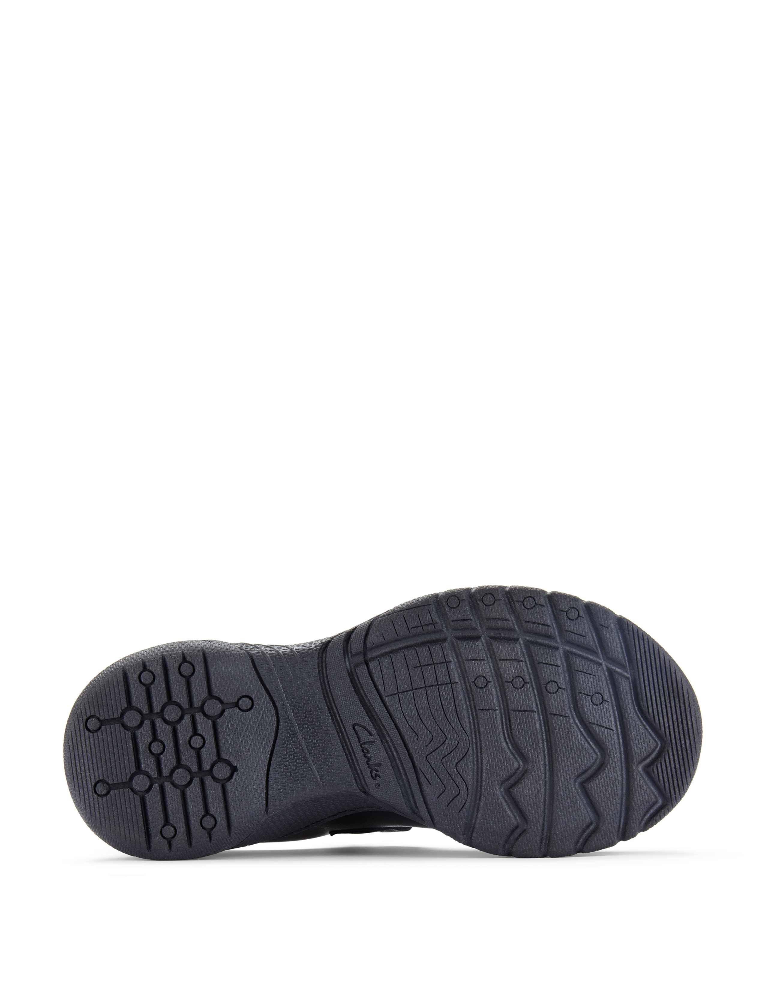 Kids' Leather Riptape Heart School Shoes (10 Small-2.5 Large) 6 of 6