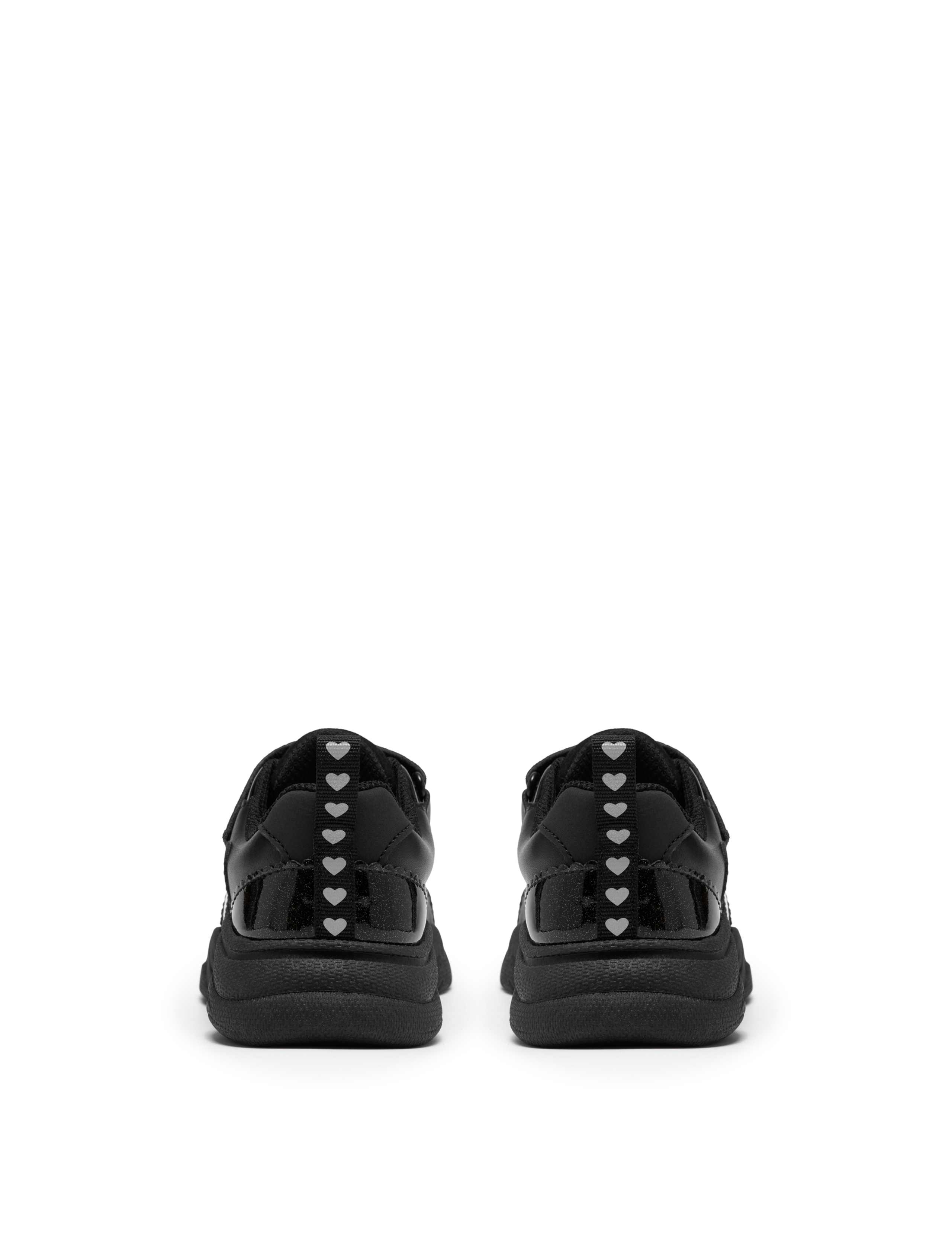 Kids' Leather Riptape School Shoes (13½ Small - 2½ Large) 5 of 6