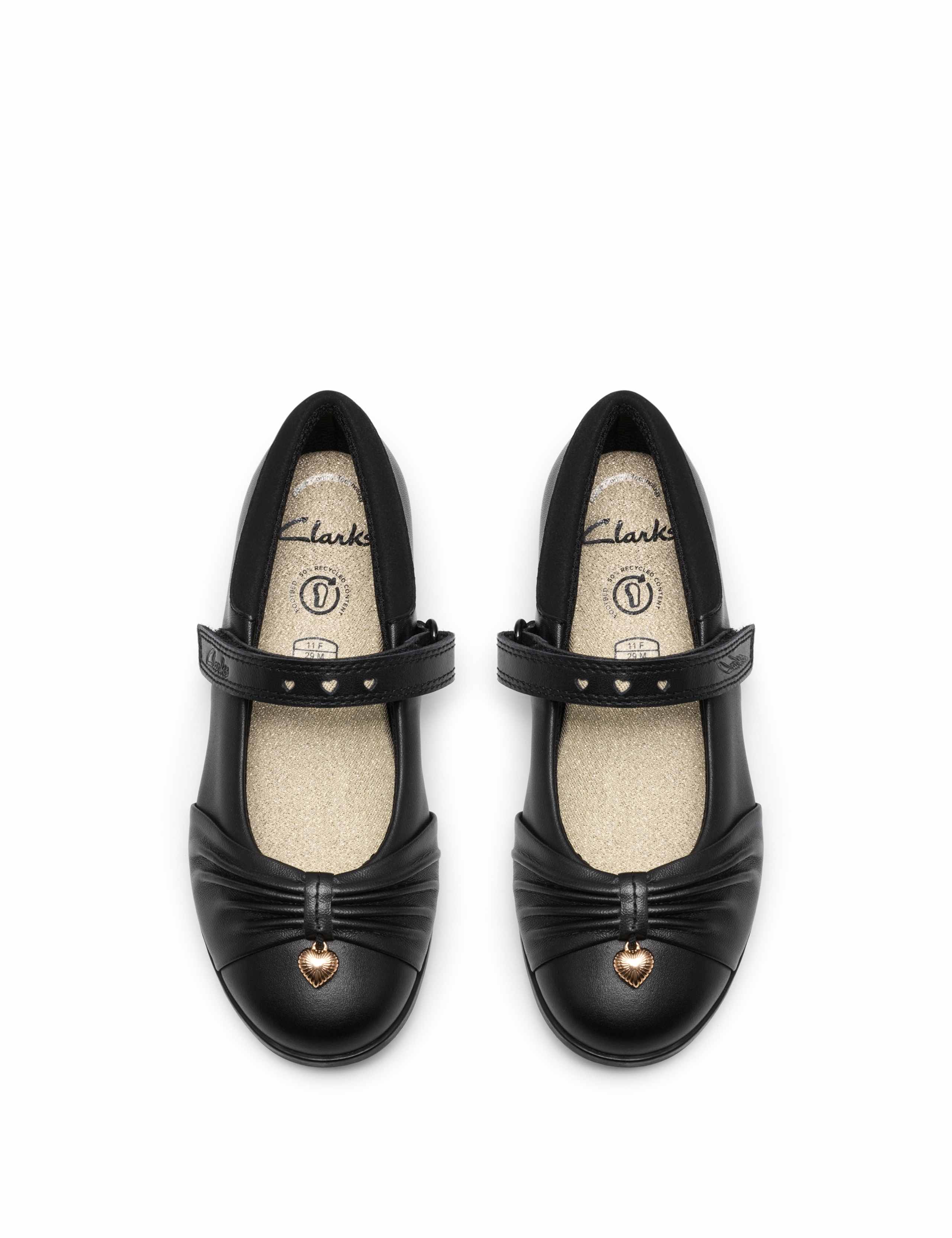 Leather School Shoes (7 Small-2½ Large) 3 of 6