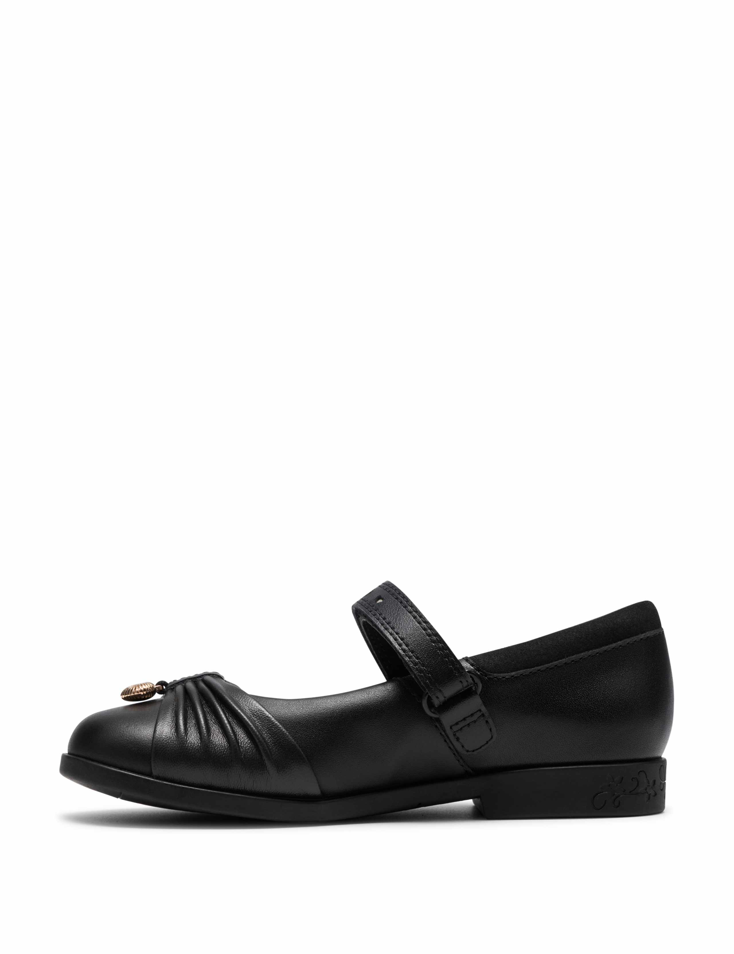 Leather School Shoes (7 Small-2½ Large) 4 of 6