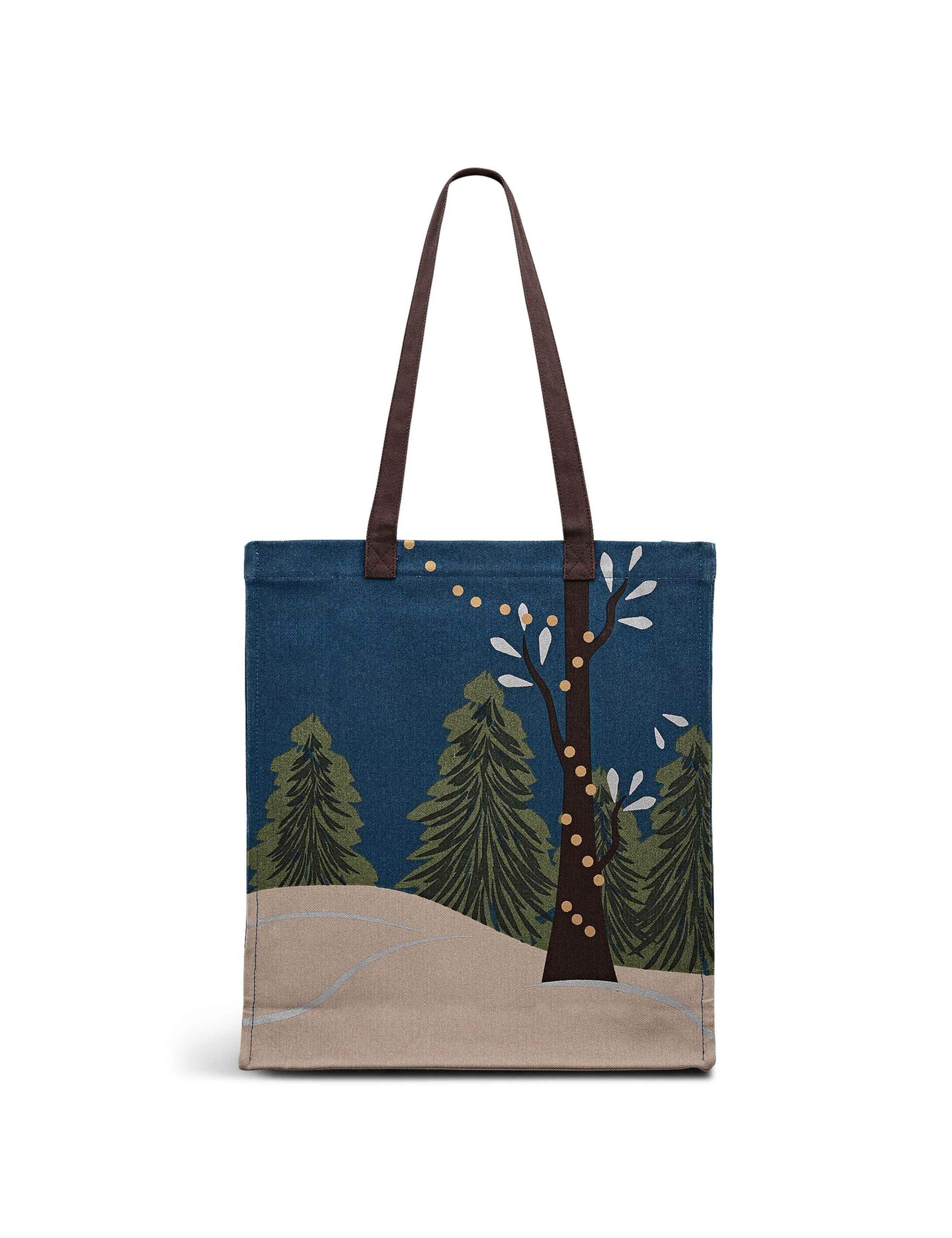 Winter Forest Open Top Tote Bag 2 of 4