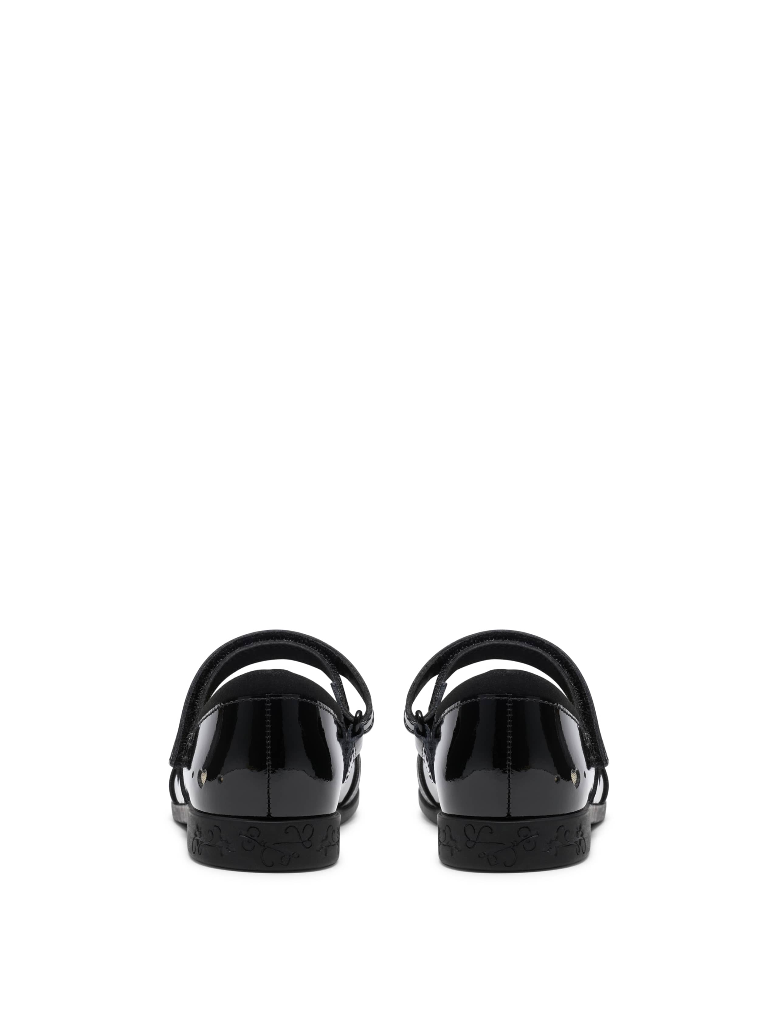 Kids' Leather Riptape Mary Jane School Shoes (13½ Small - 2½ Large) 5 of 6