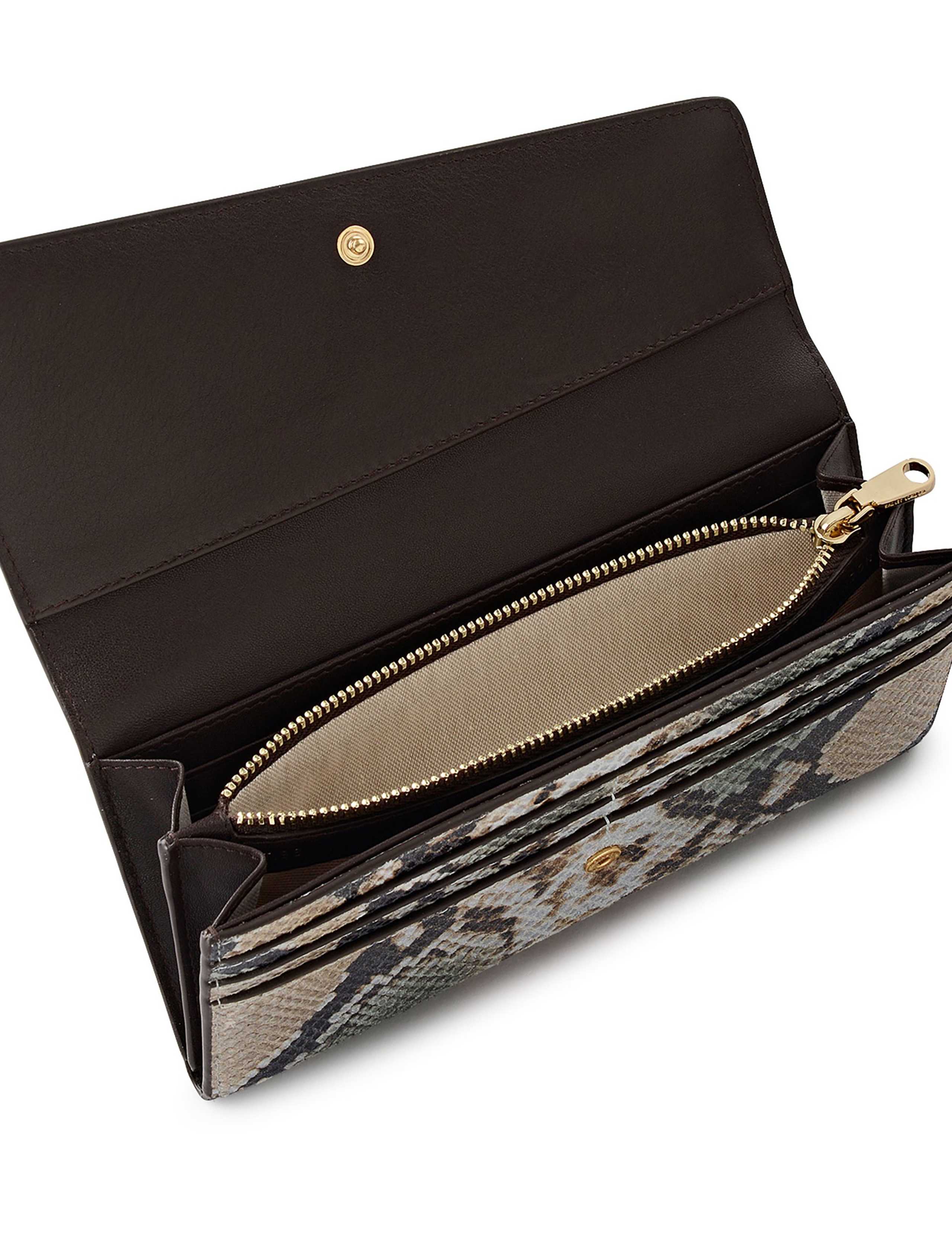 Leather The Kensal Faux Snake Wallet Purse 2 of 4