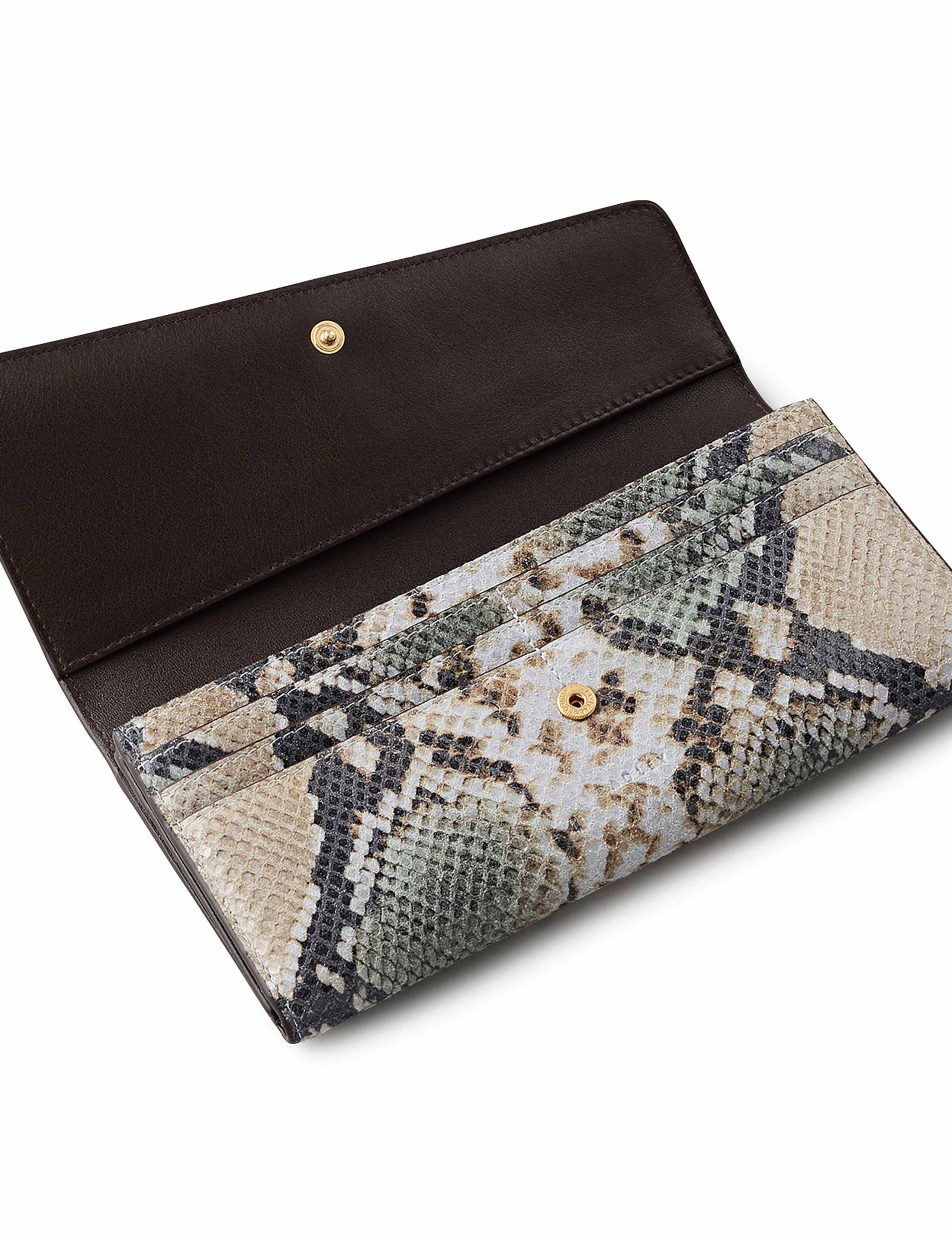Leather The Kensal Faux Snake Wallet Purse 3 of 4