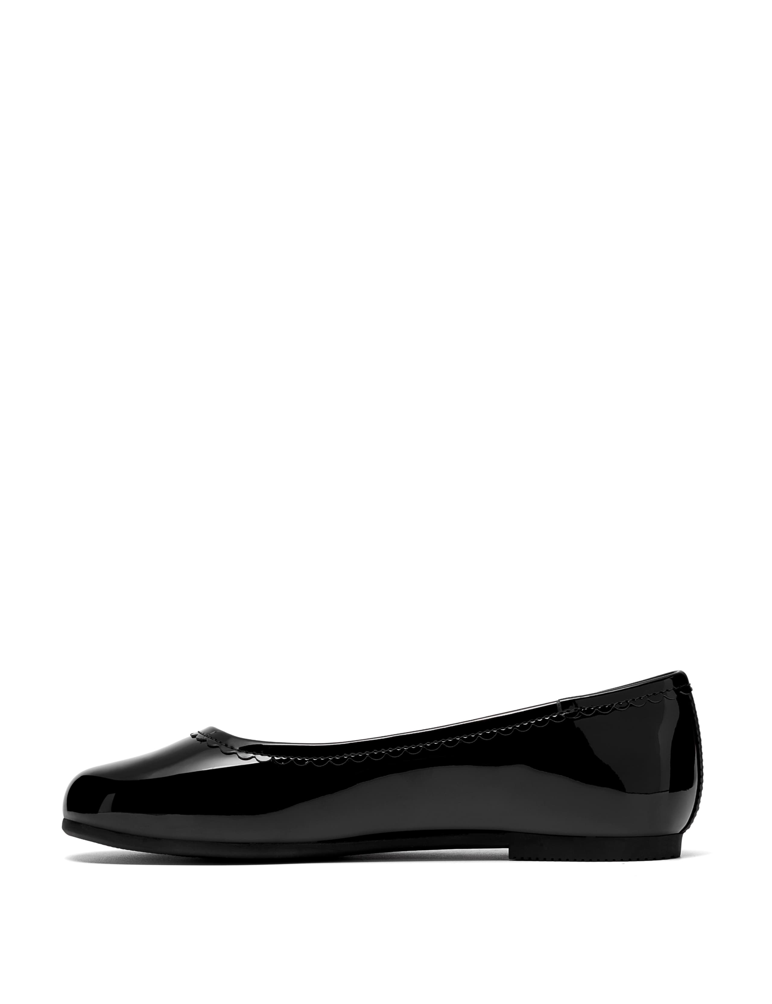Kids' Leather Slip-on Ballet Pumps (3 Large - 7 Large) 4 of 6