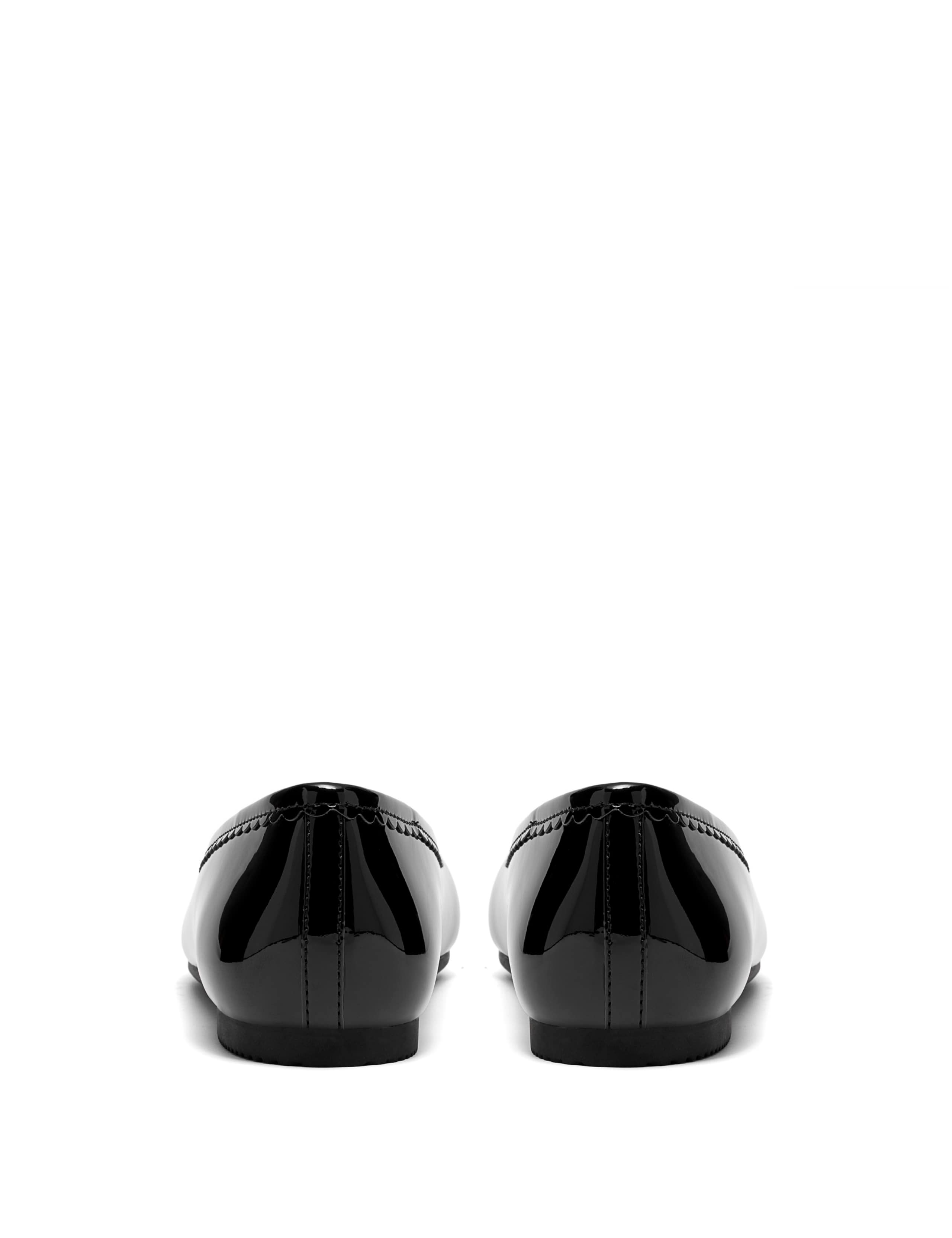 Kids' Leather Slip-on Ballet Pumps (3 Large - 7 Large) 5 of 6