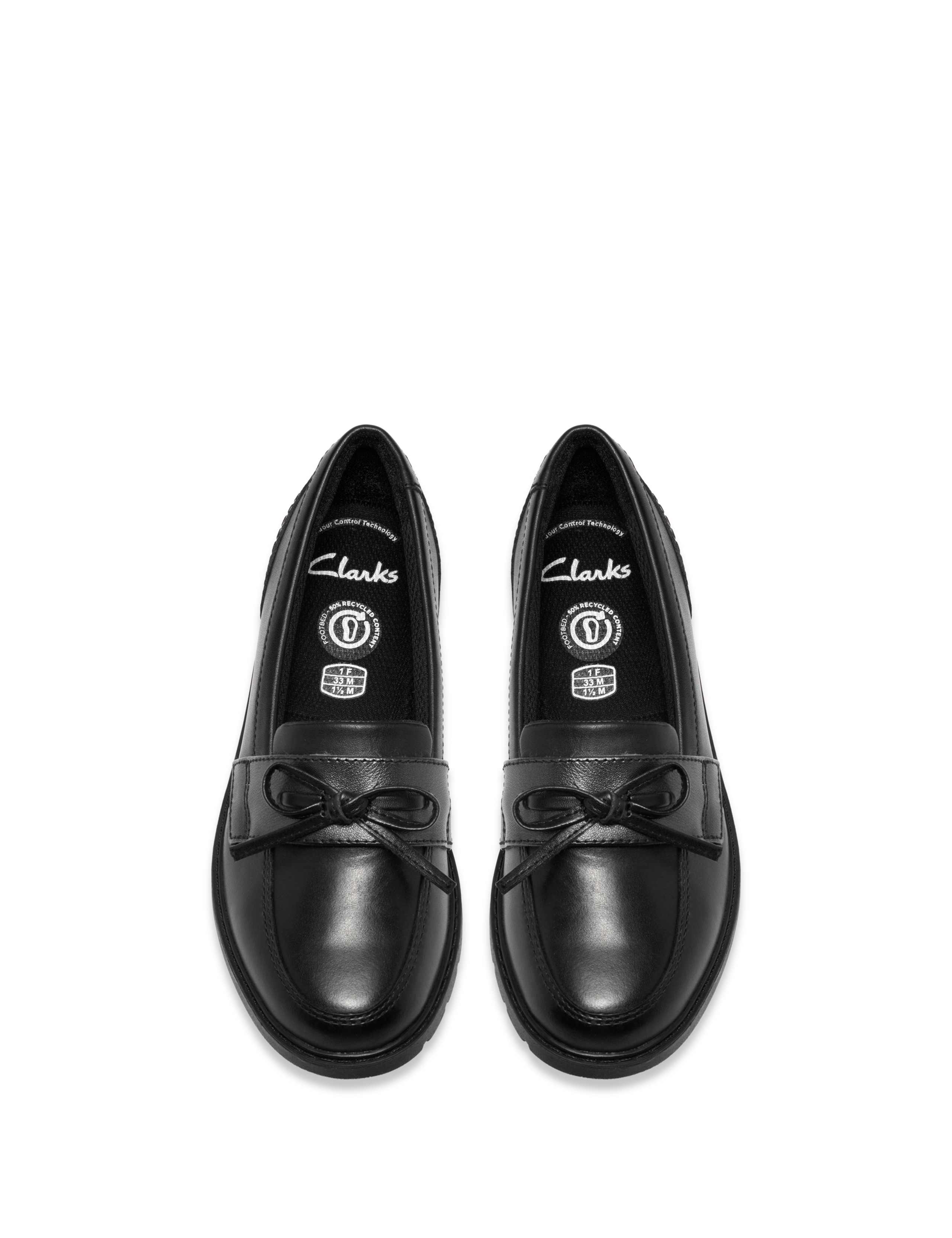 Leather Bow Loafers (12 Small-2 Large) 2 of 6