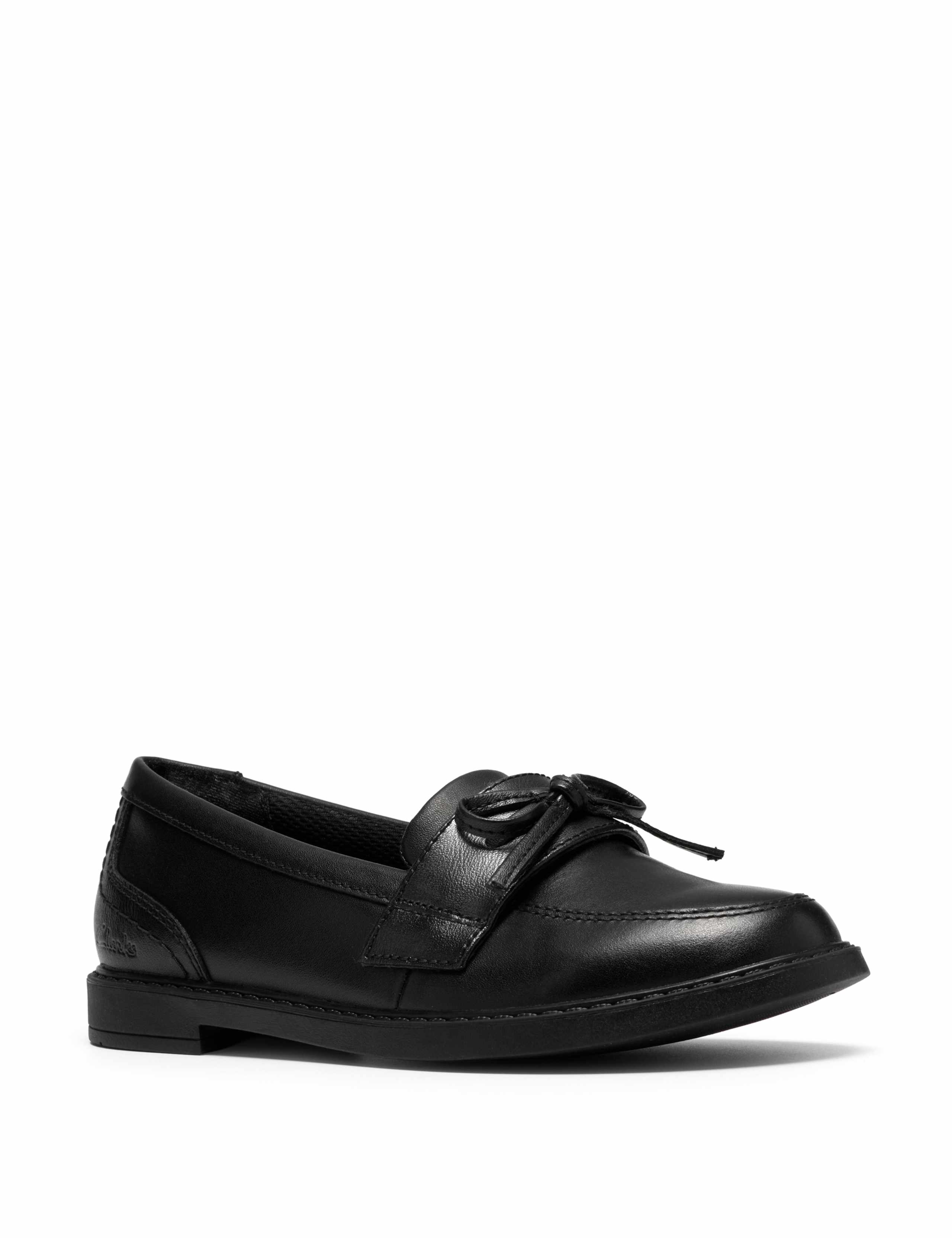 Leather Bow Loafers (12 Small-2 Large) 3 of 6