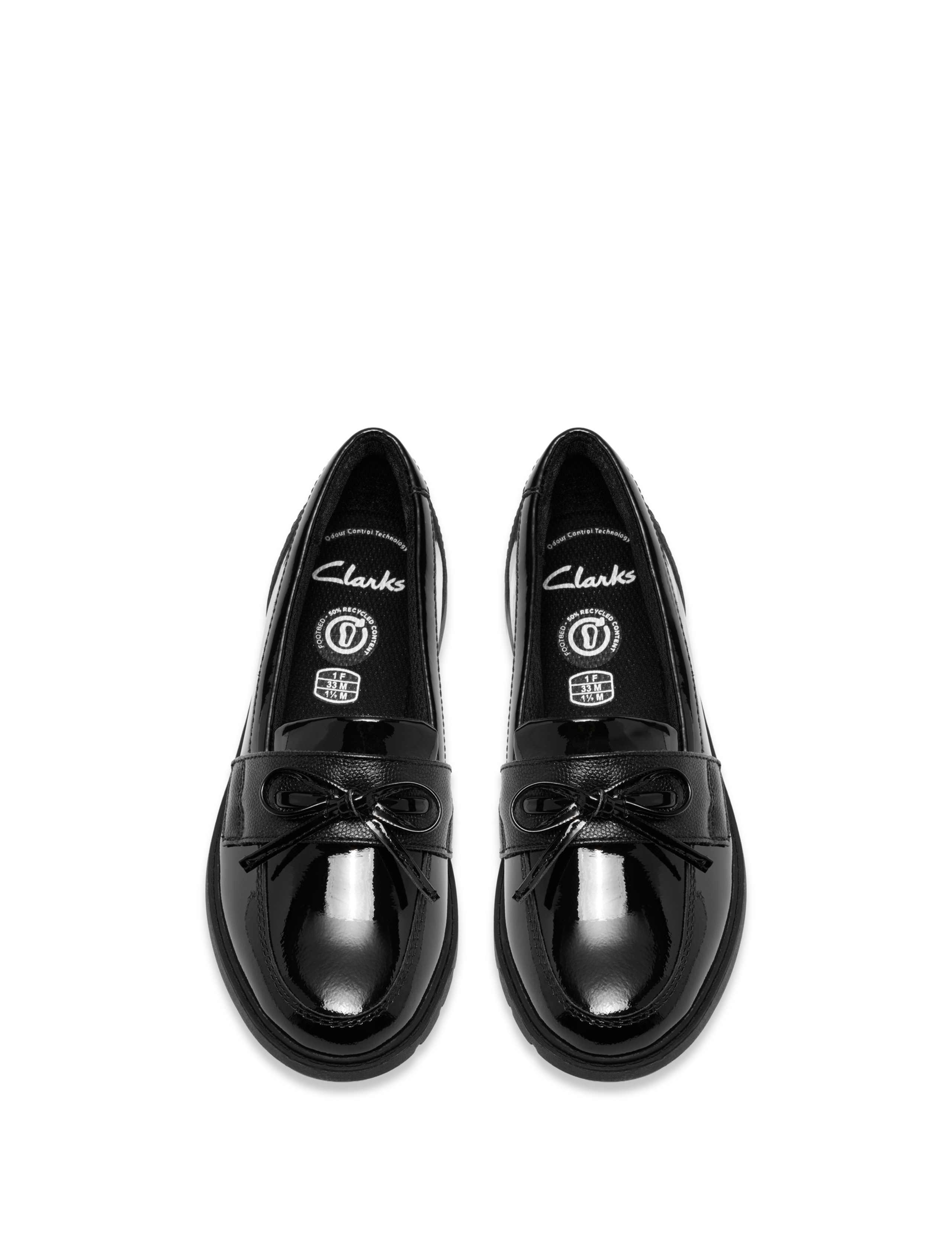 Patent Leather Bow Loafers (13 Small-2 Large) 2 of 6