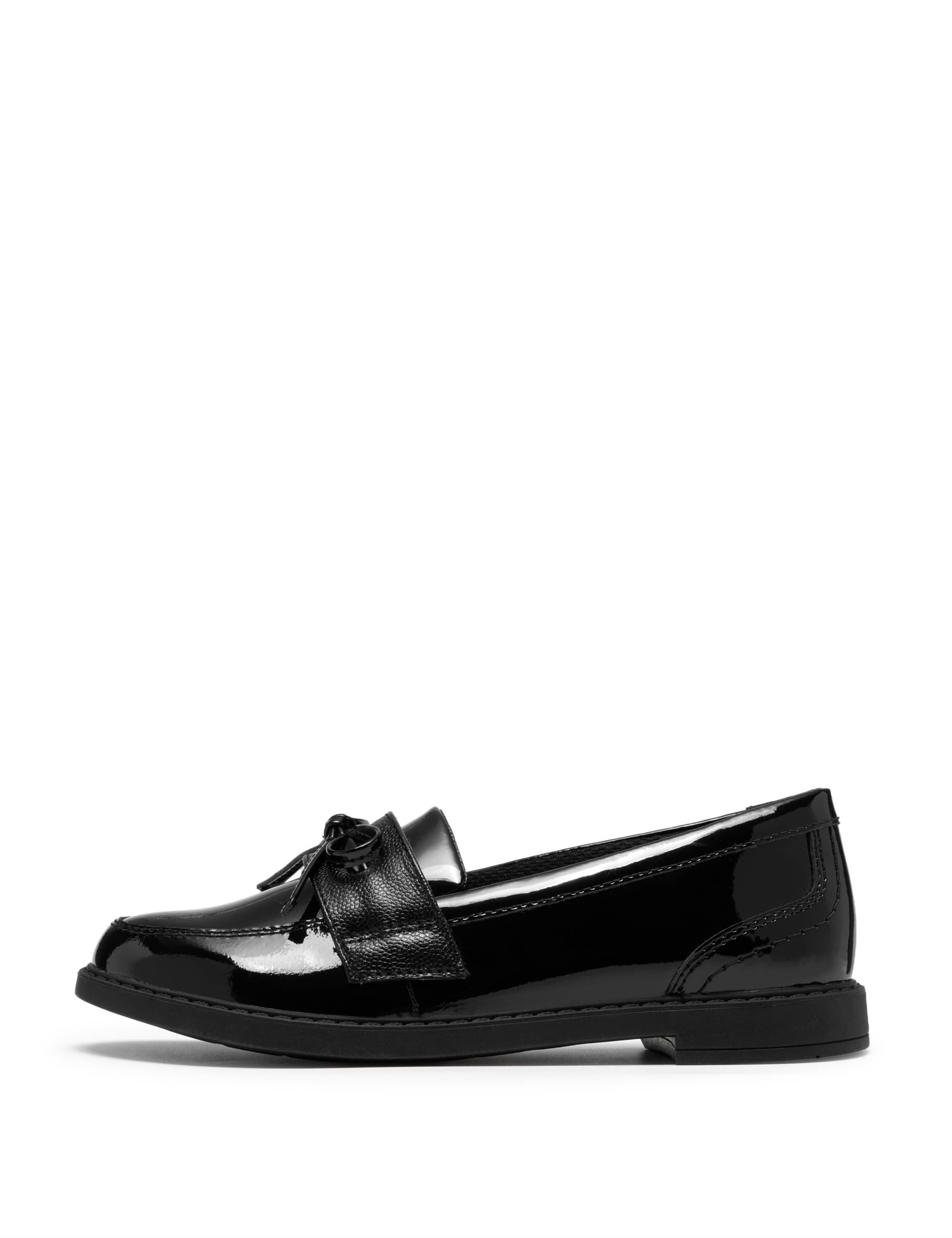 Patent Leather Bow Loafers (13 Small-2 Large) 4 of 6