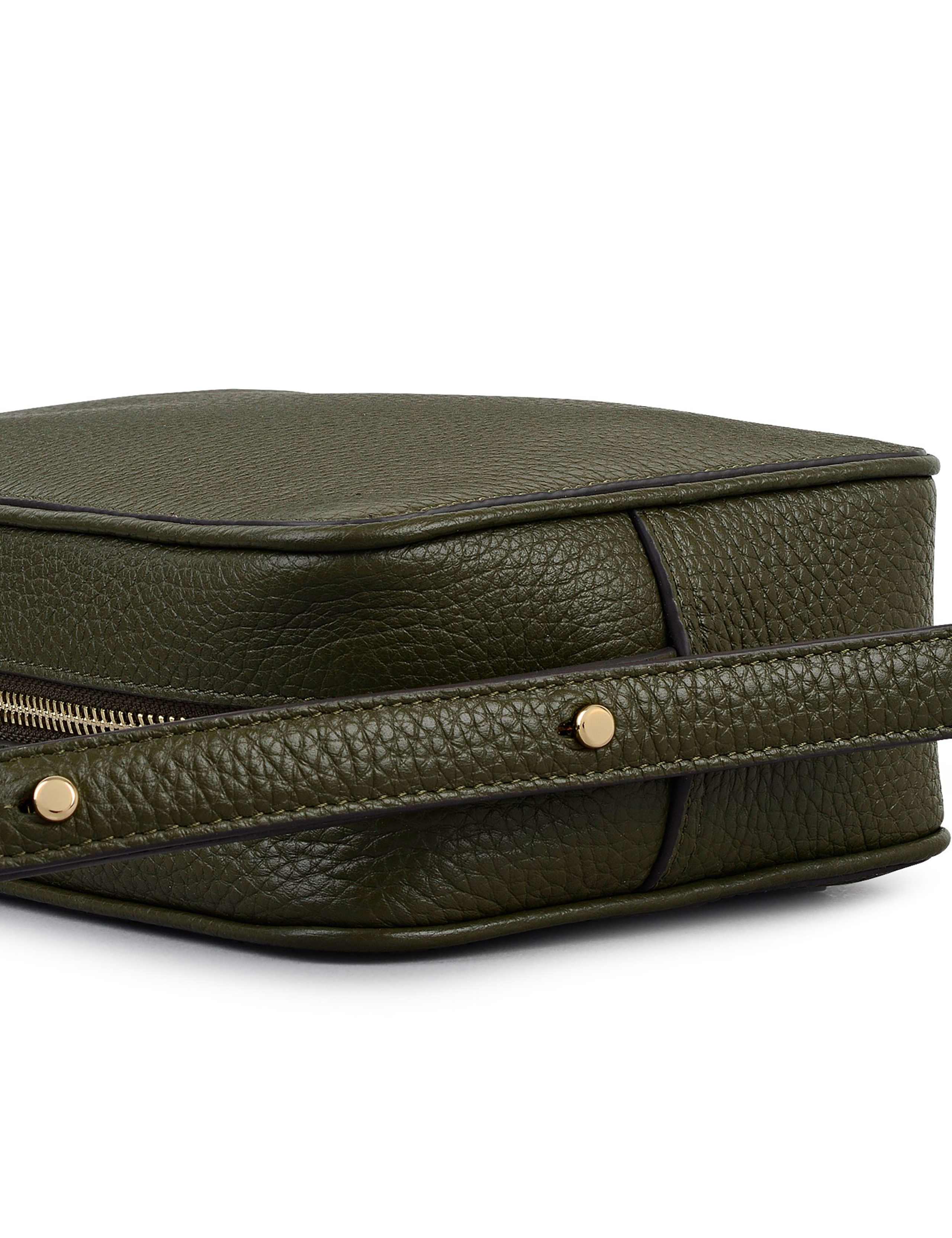 Leather Duchess Close Camera Cross Body Bag 5 of 7