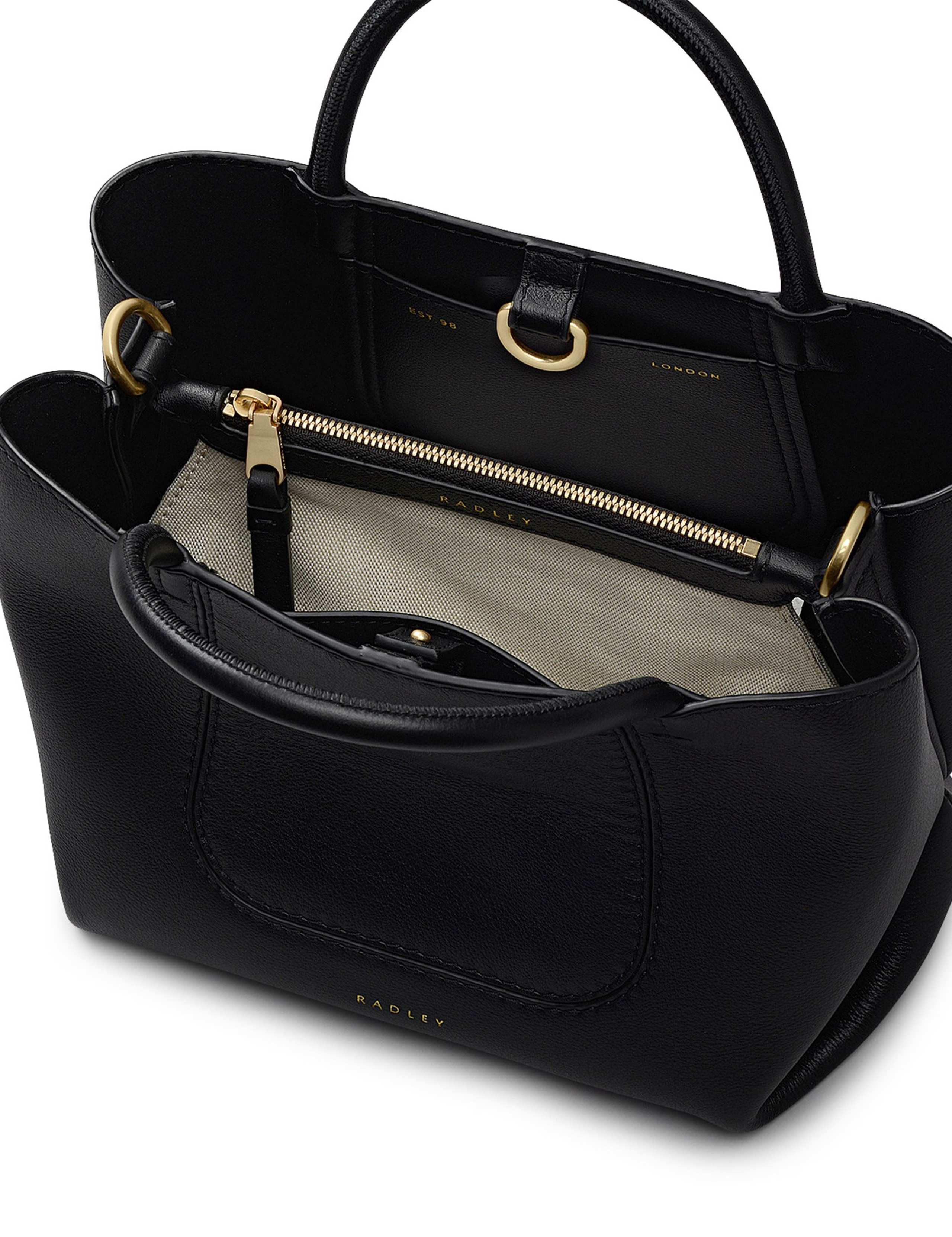 The Compton Leather Zip Detail Grab Bag 6 of 7