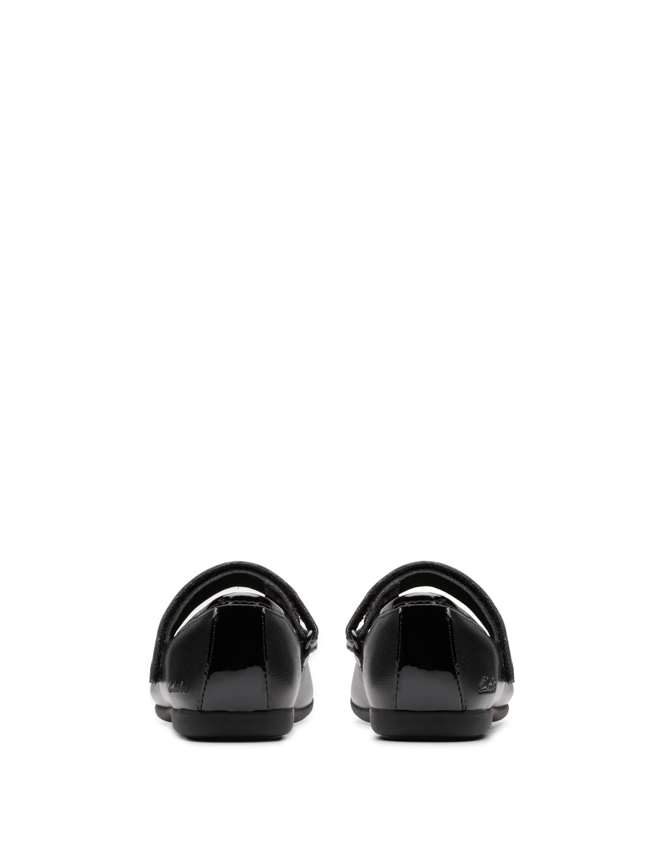 Kids' Leather Riptape School Shoes (7 Small-2½ Large) 5 of 6