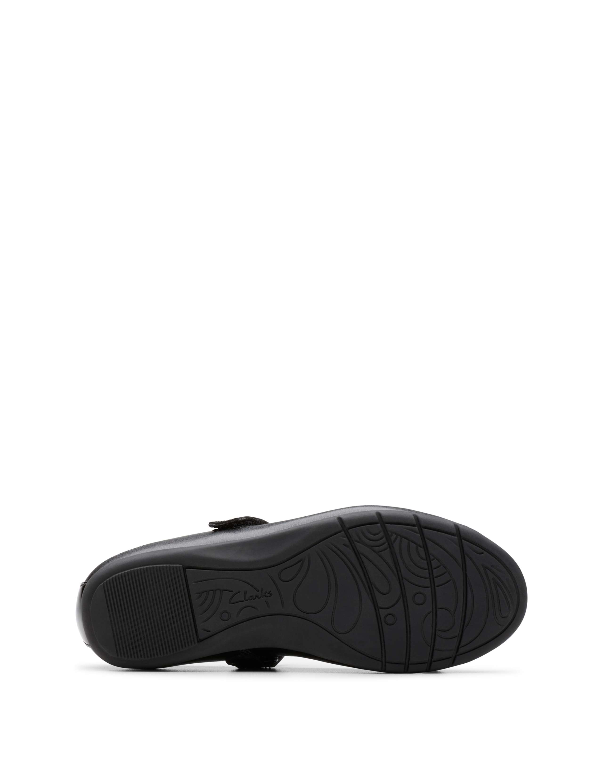 Kids' Leather Riptape School Shoes (7 Small-2½ Large) 6 of 6