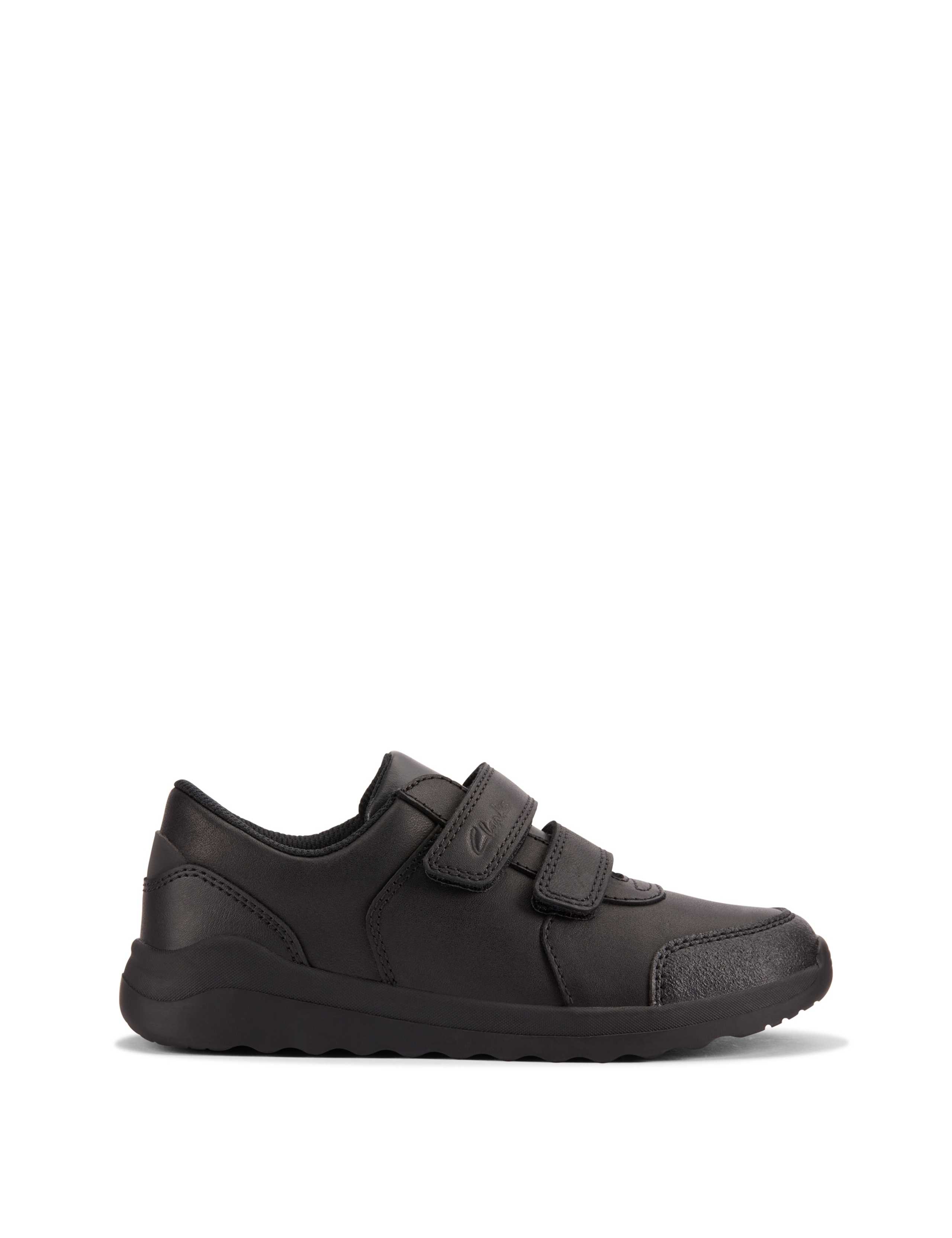 Kids' Leather Riptape School Shoes (10 Small-2½ Large) 1 of 7
