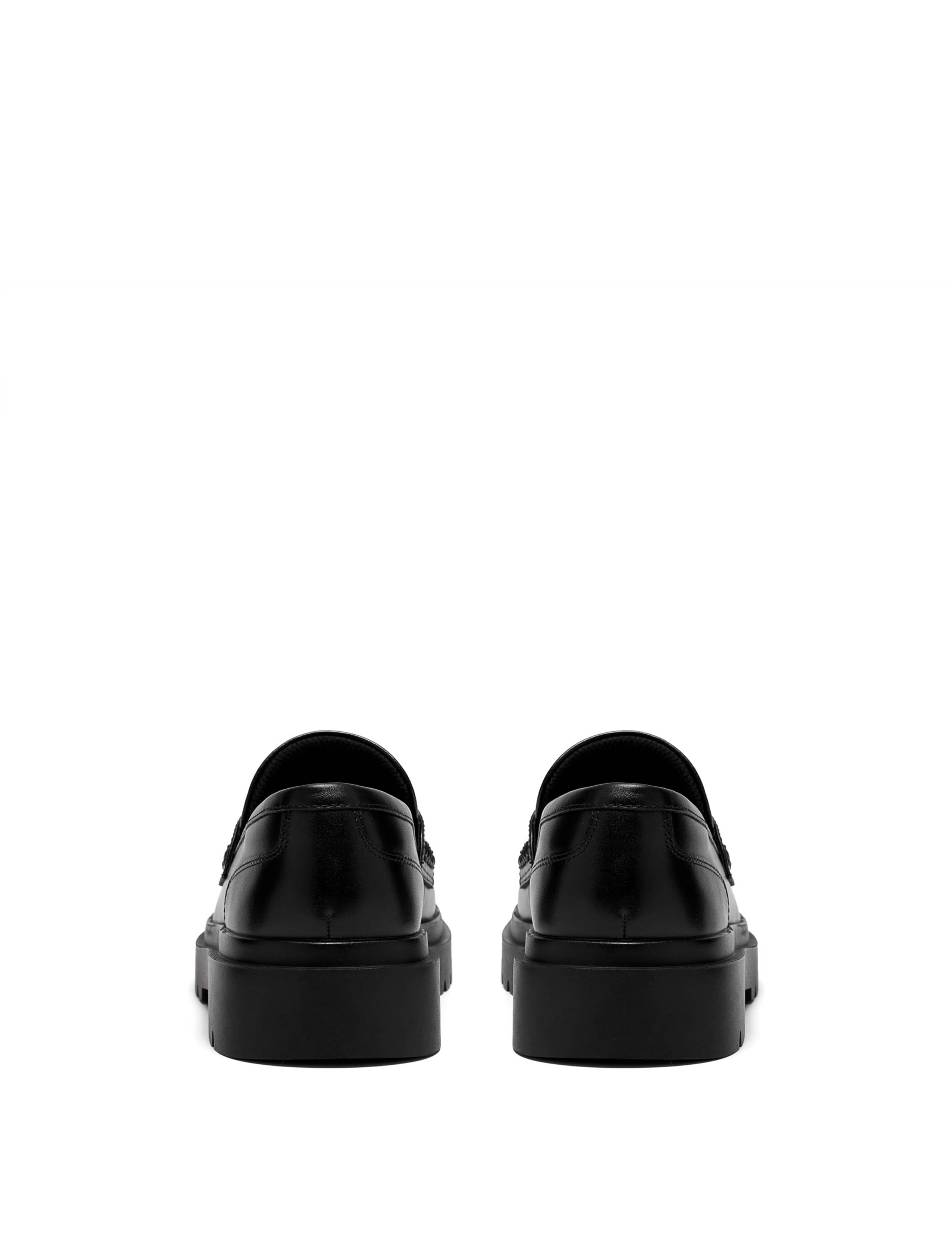 Leather Slip On Loafers (3-6 Large) 5 of 6