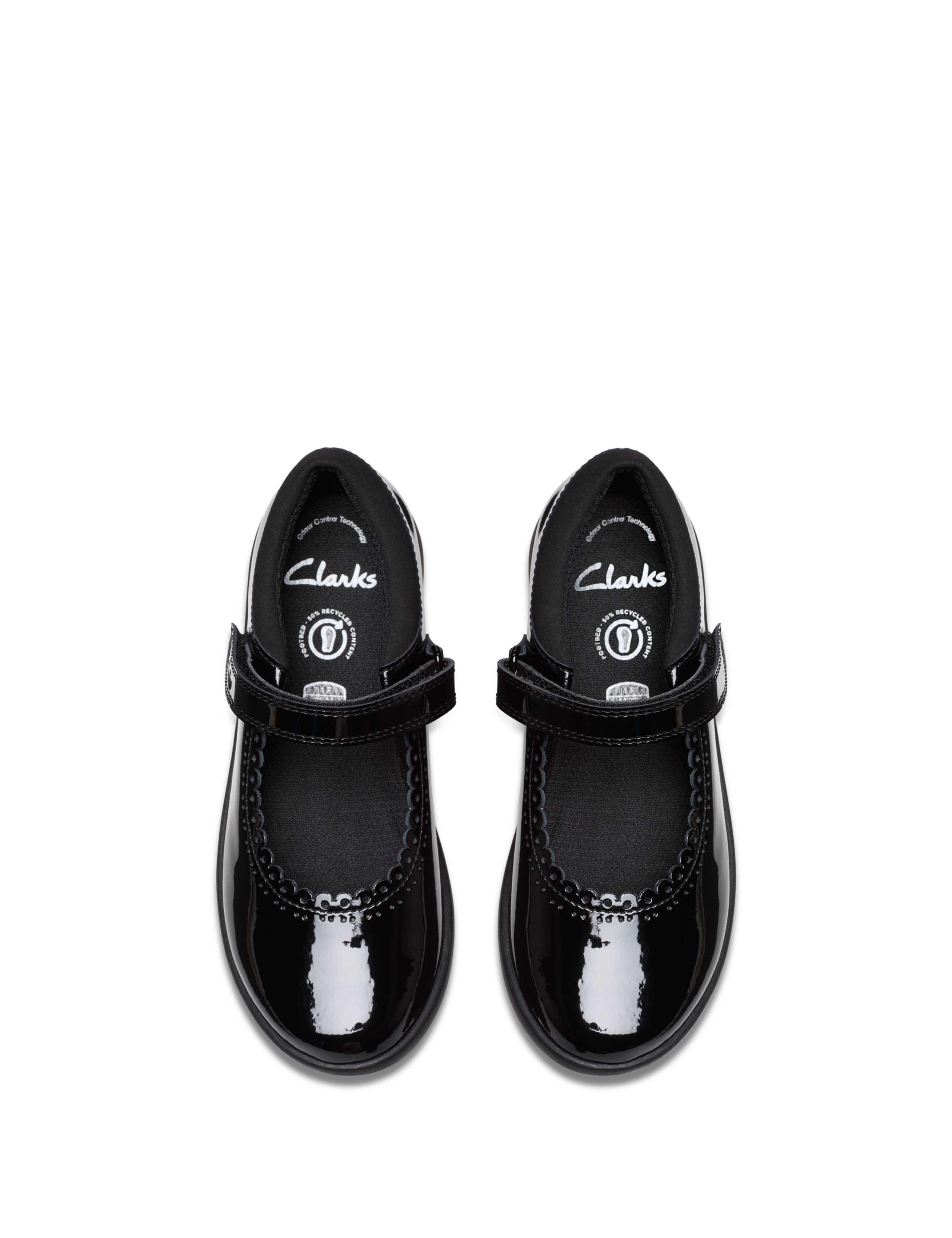 Leather Riptape Mary Jane Shoes (10 Small-2½ Large) 4 of 6