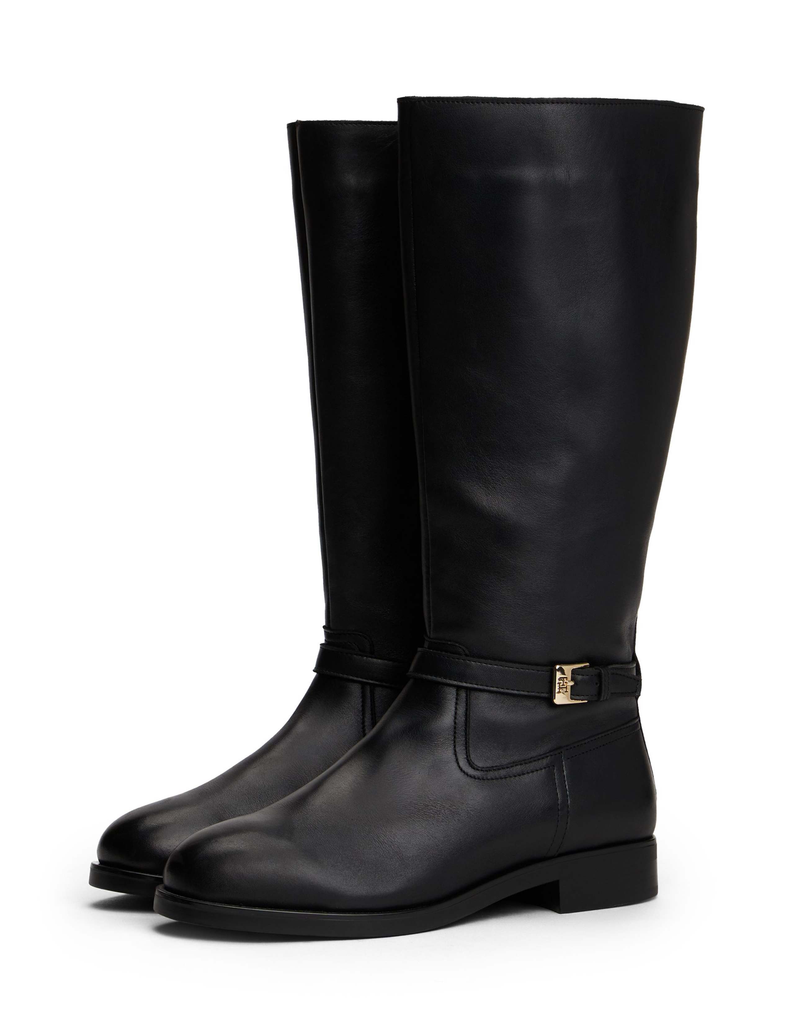 Leather Buckle Riding Boots 4 of 7