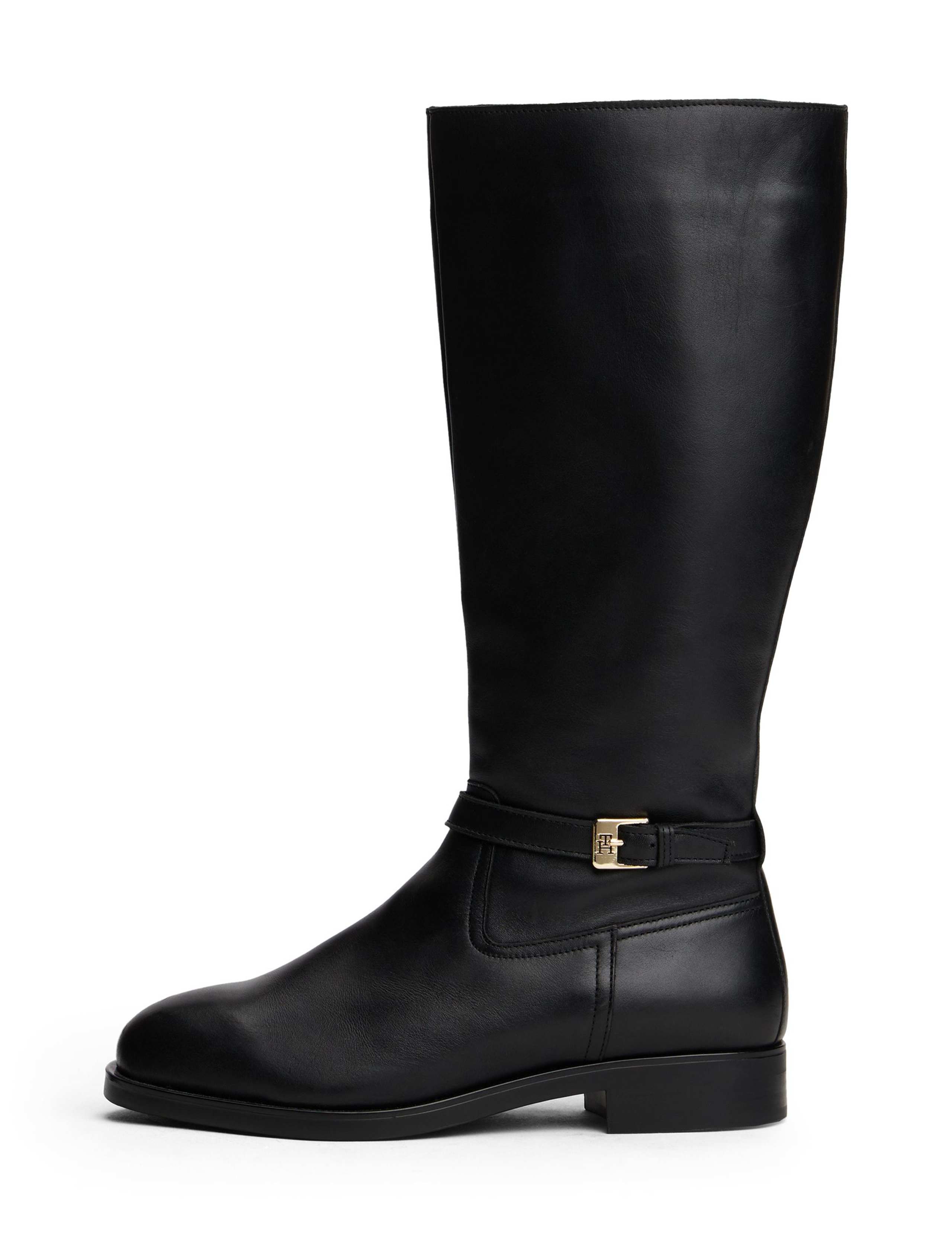 Leather Buckle Riding Boots 5 of 7
