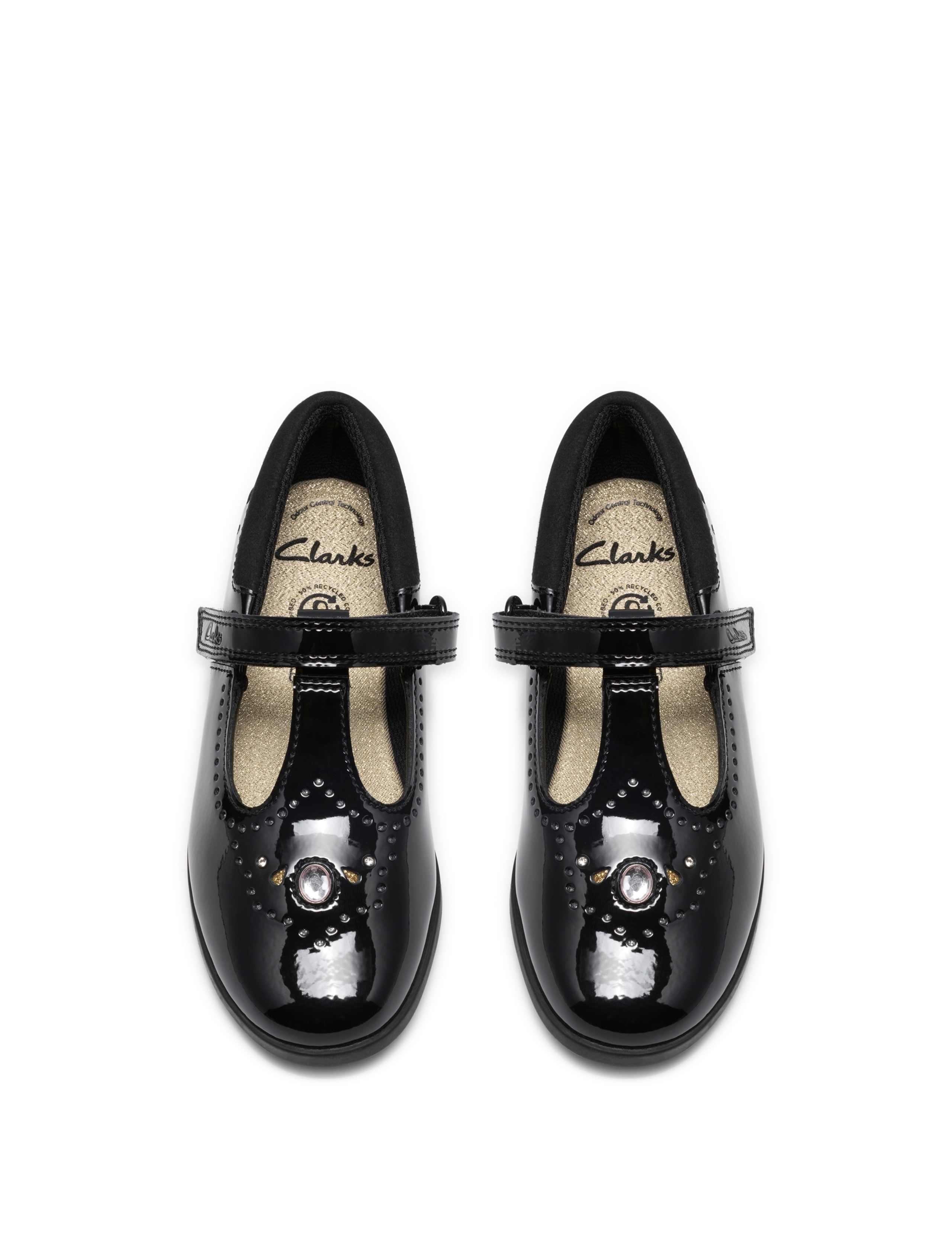Patent Leather T Bar Shoes (7 Small-2½ Large) 3 of 6