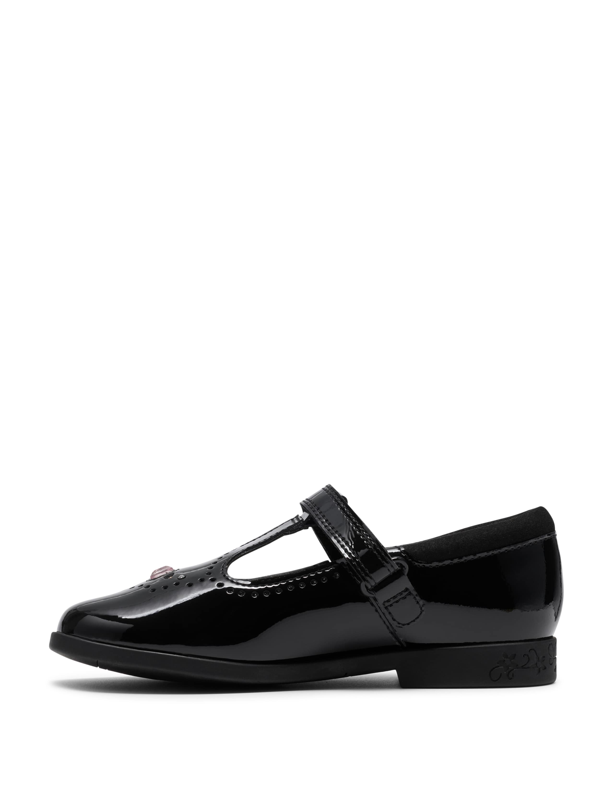Patent Leather T Bar Shoes (7 Small-2½ Large) 4 of 6