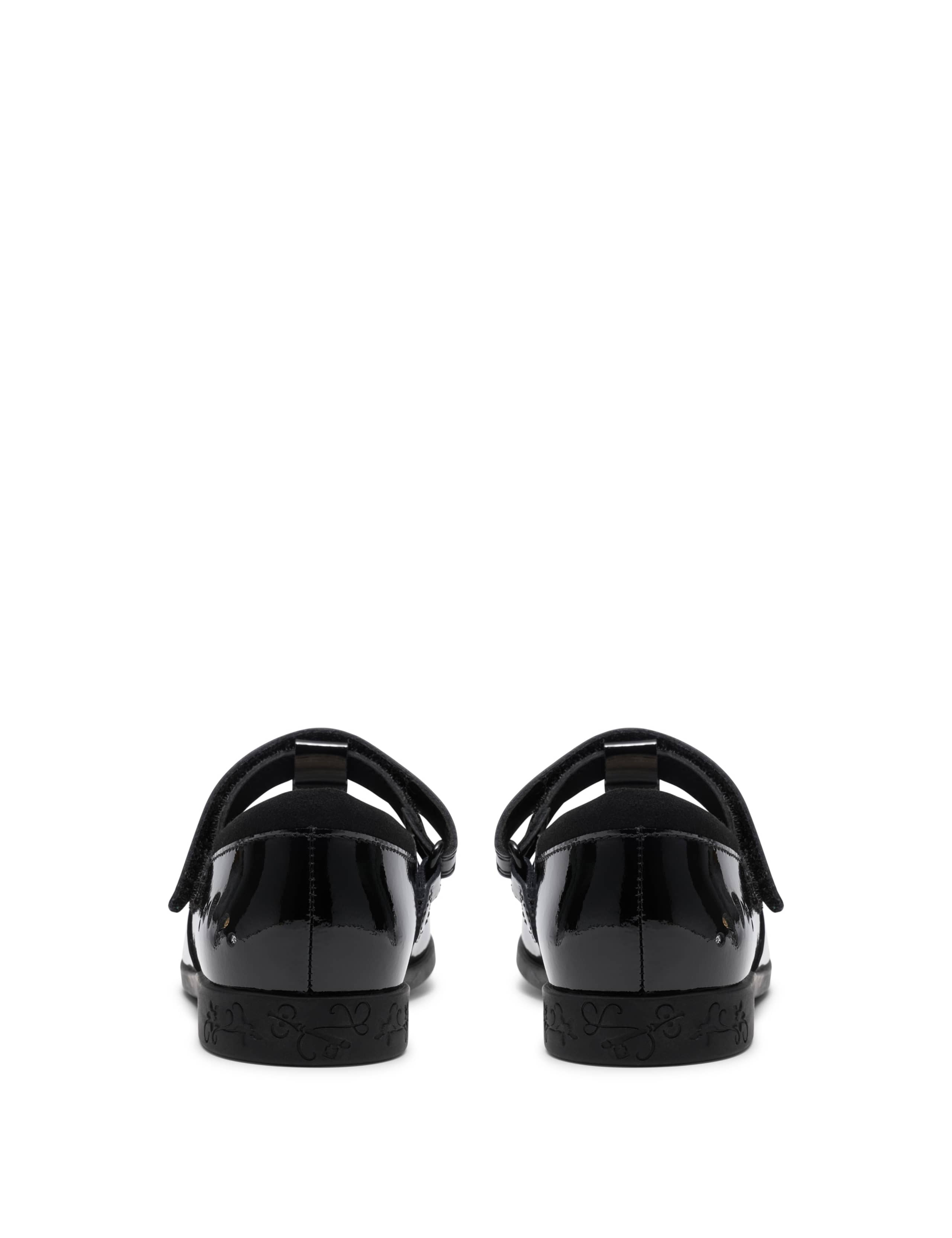 Patent Leather T Bar Shoes (7 Small-2½ Large) 5 of 6