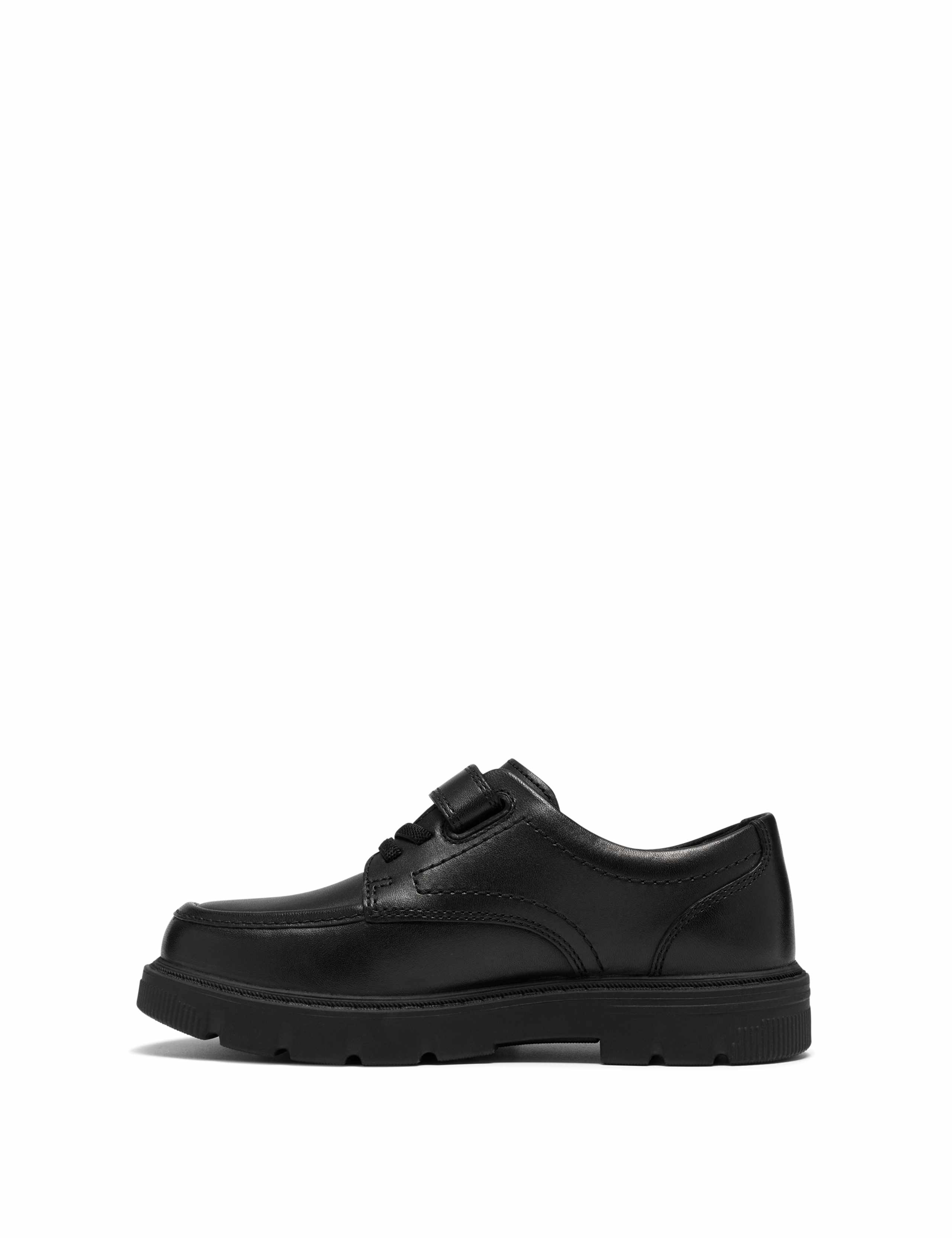 Leather School Shoes (10 Small-2½ Large) 4 of 6