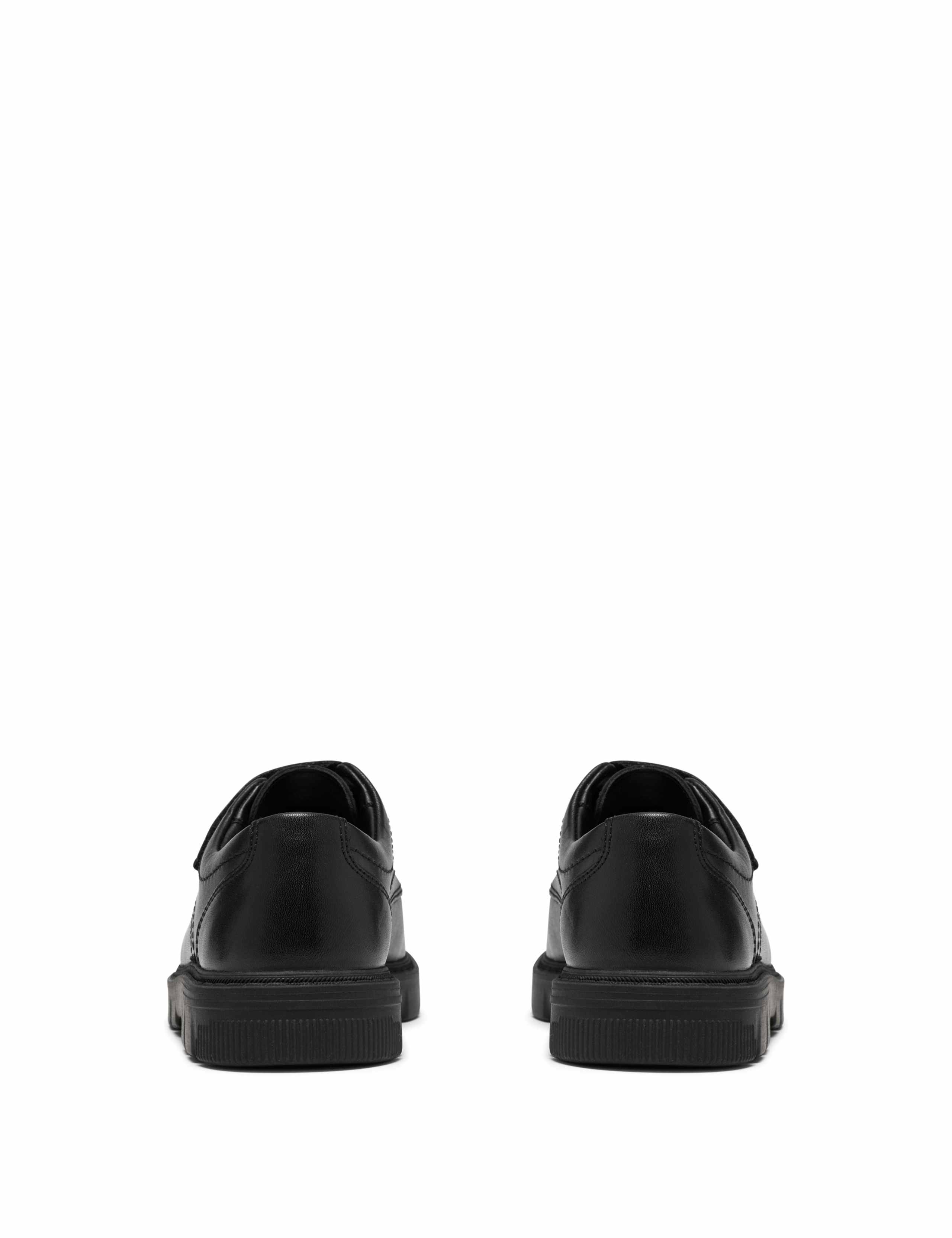 Leather School Shoes (10 Small-2½ Large) 5 of 6