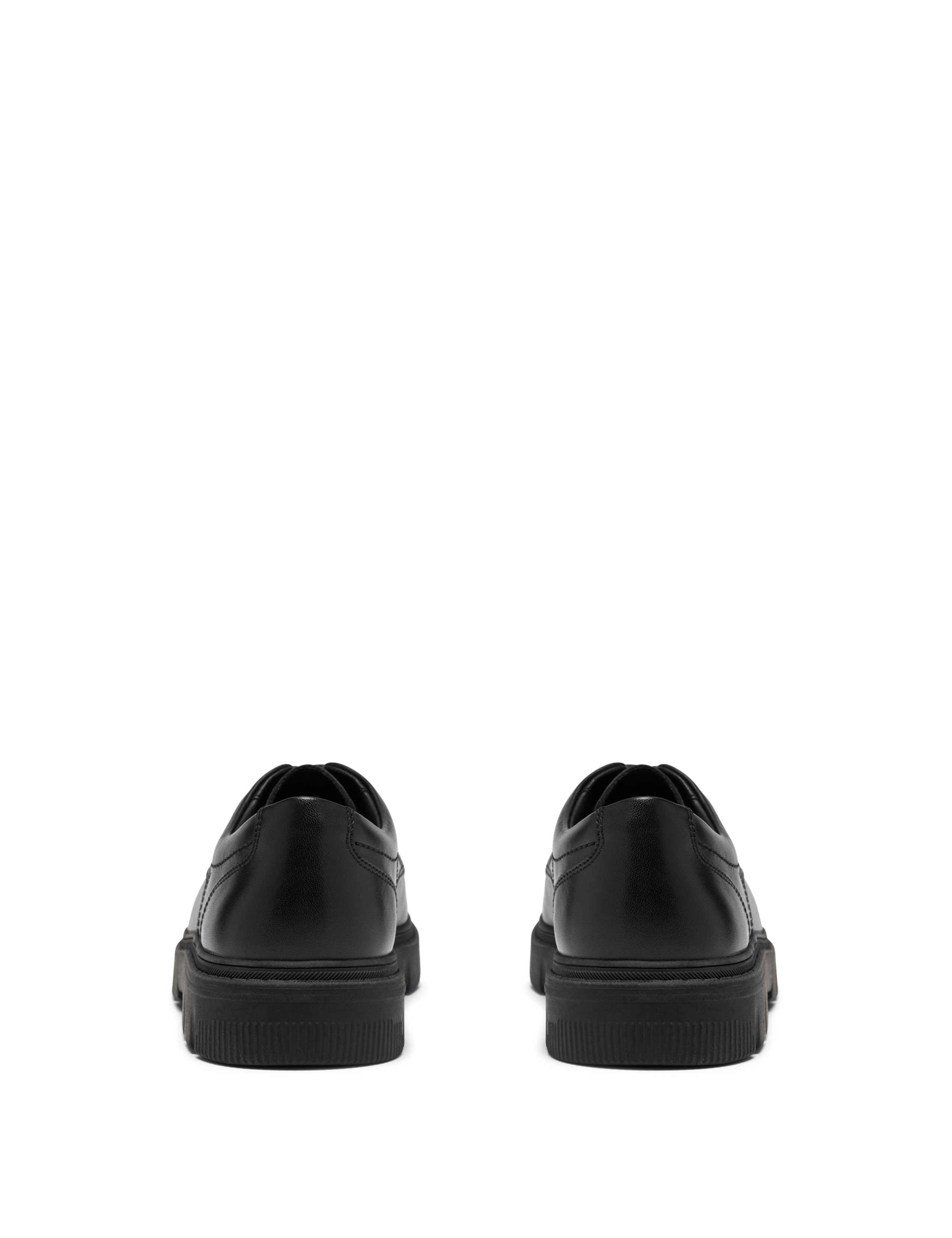 Leather Lace-Up Derby Shoes (3-7 Large) 5 of 6