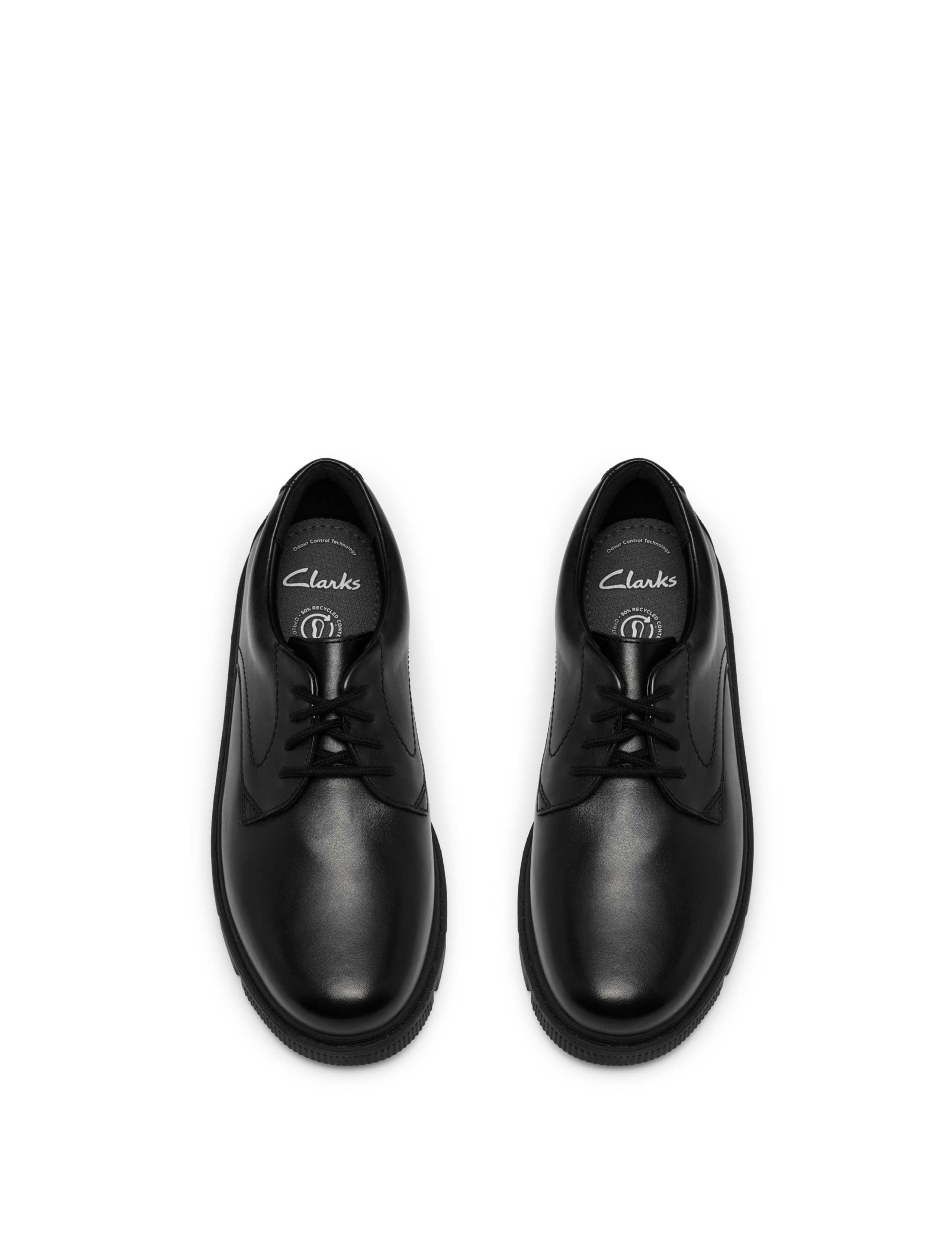 Leather Lace Up Derby Shoes (3-9 Large) 2 of 6