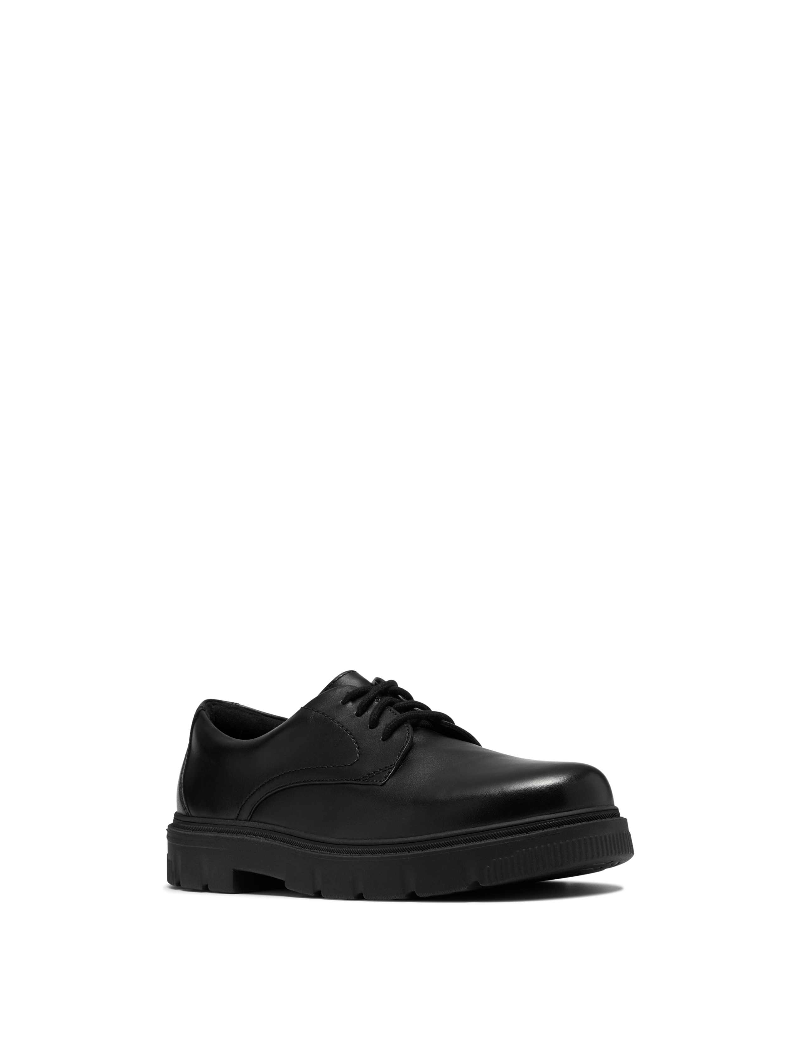 Leather Lace Up Derby Shoes (3-9 Large) 3 of 6