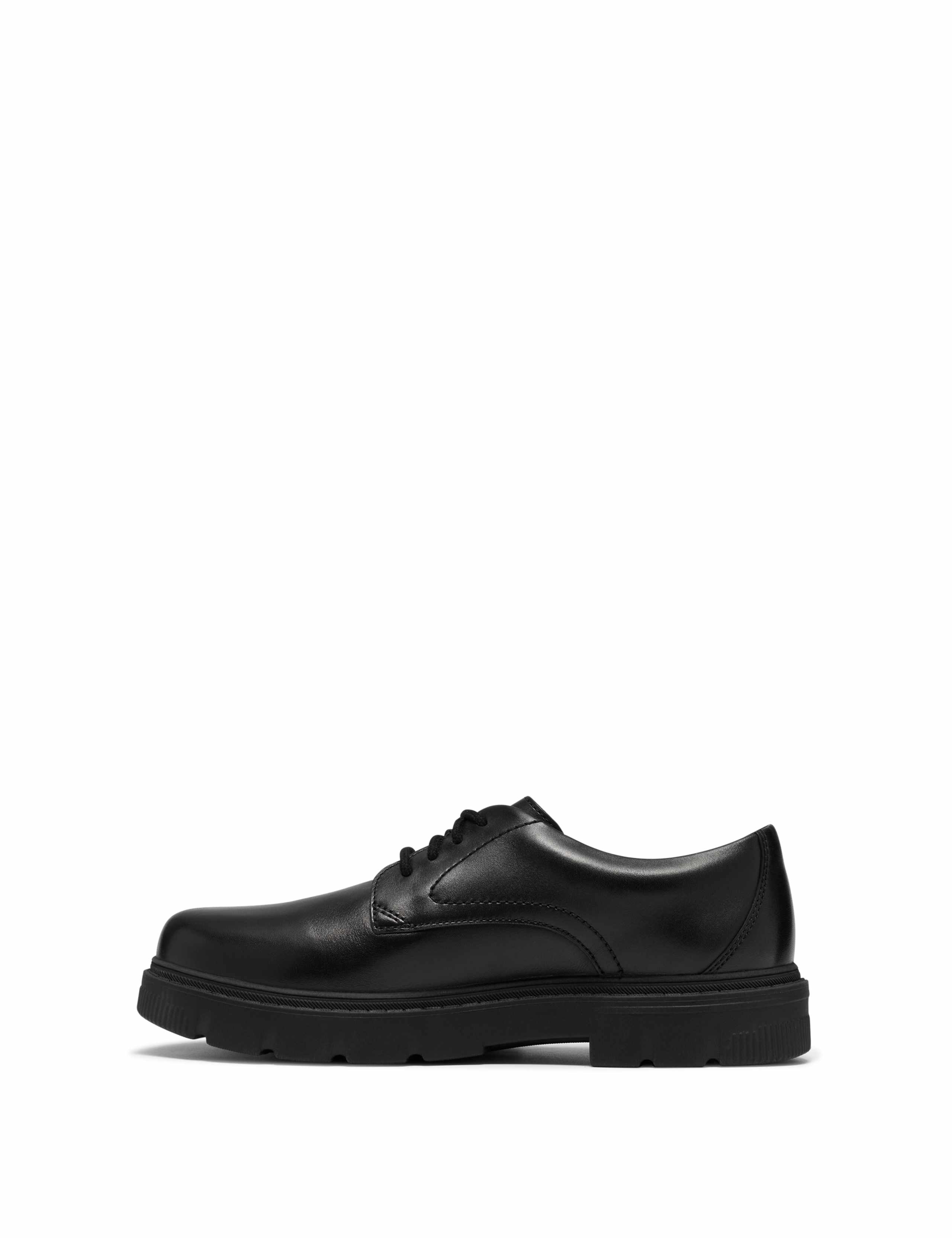 Leather Lace Up Derby Shoes (3-9 Large) 4 of 6