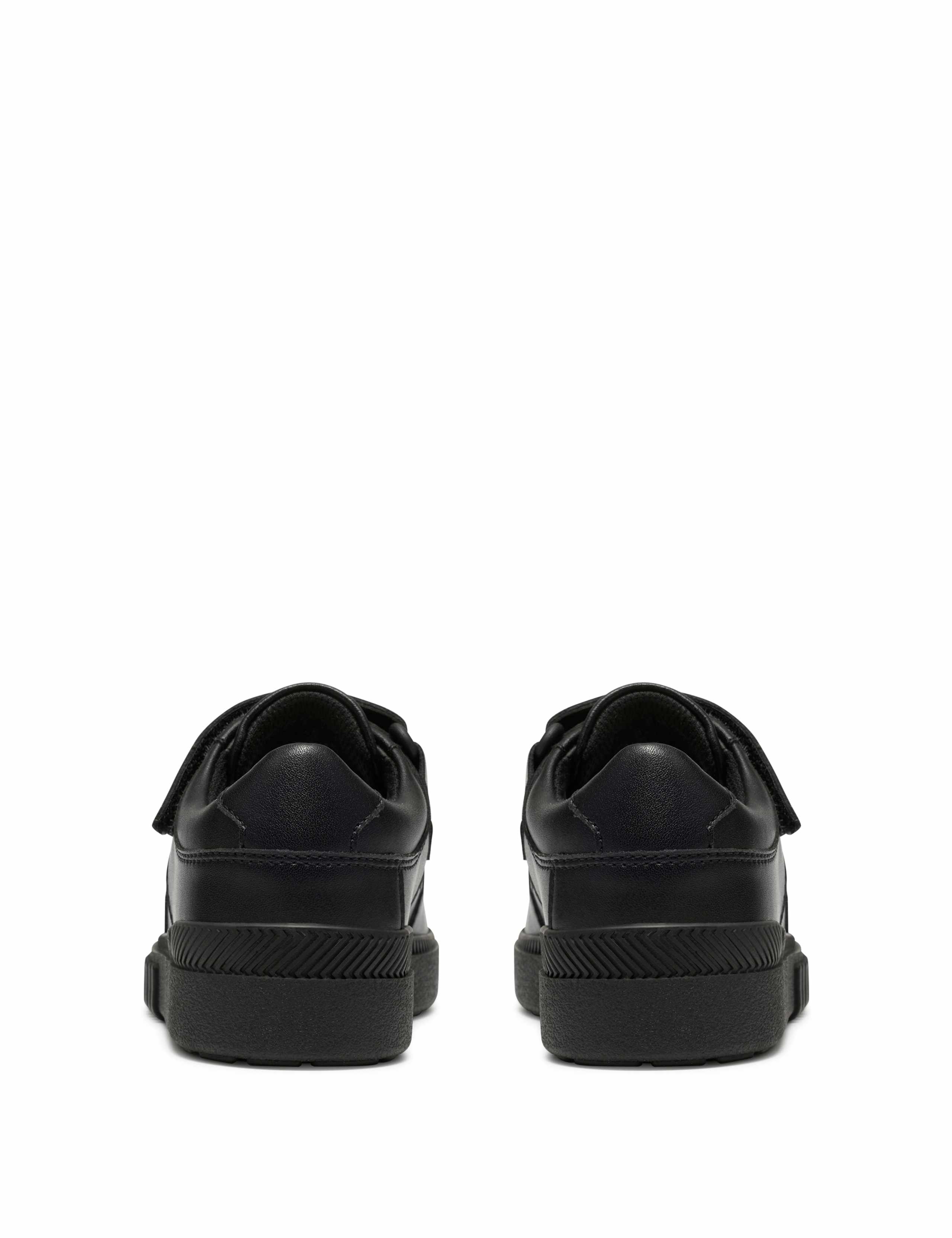 Kids' Leather Riptape School Shoes (13½ Small - 2½ Large) 5 of 6