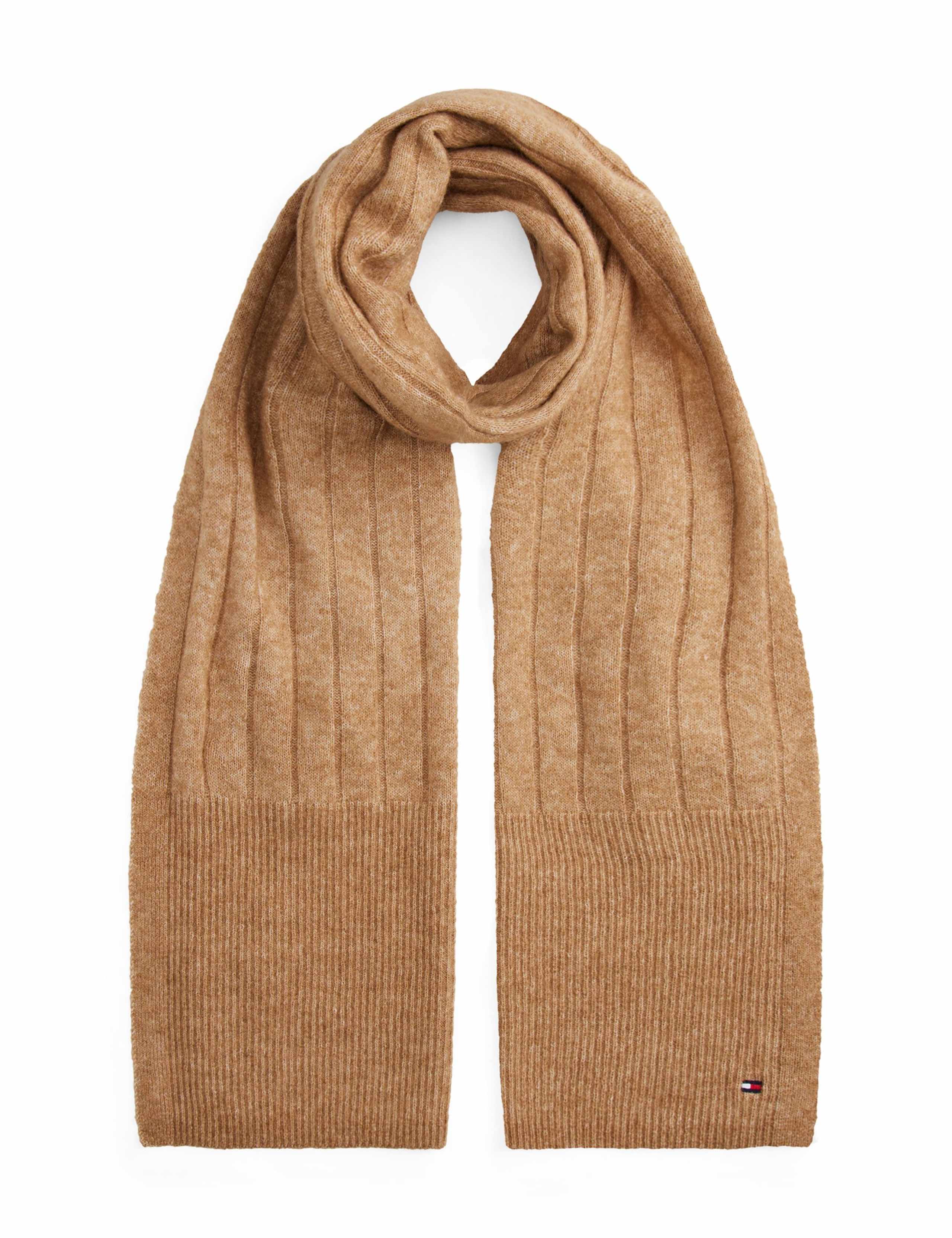 Flag Fluffy Knitted Scarf with Wool 2 of 4