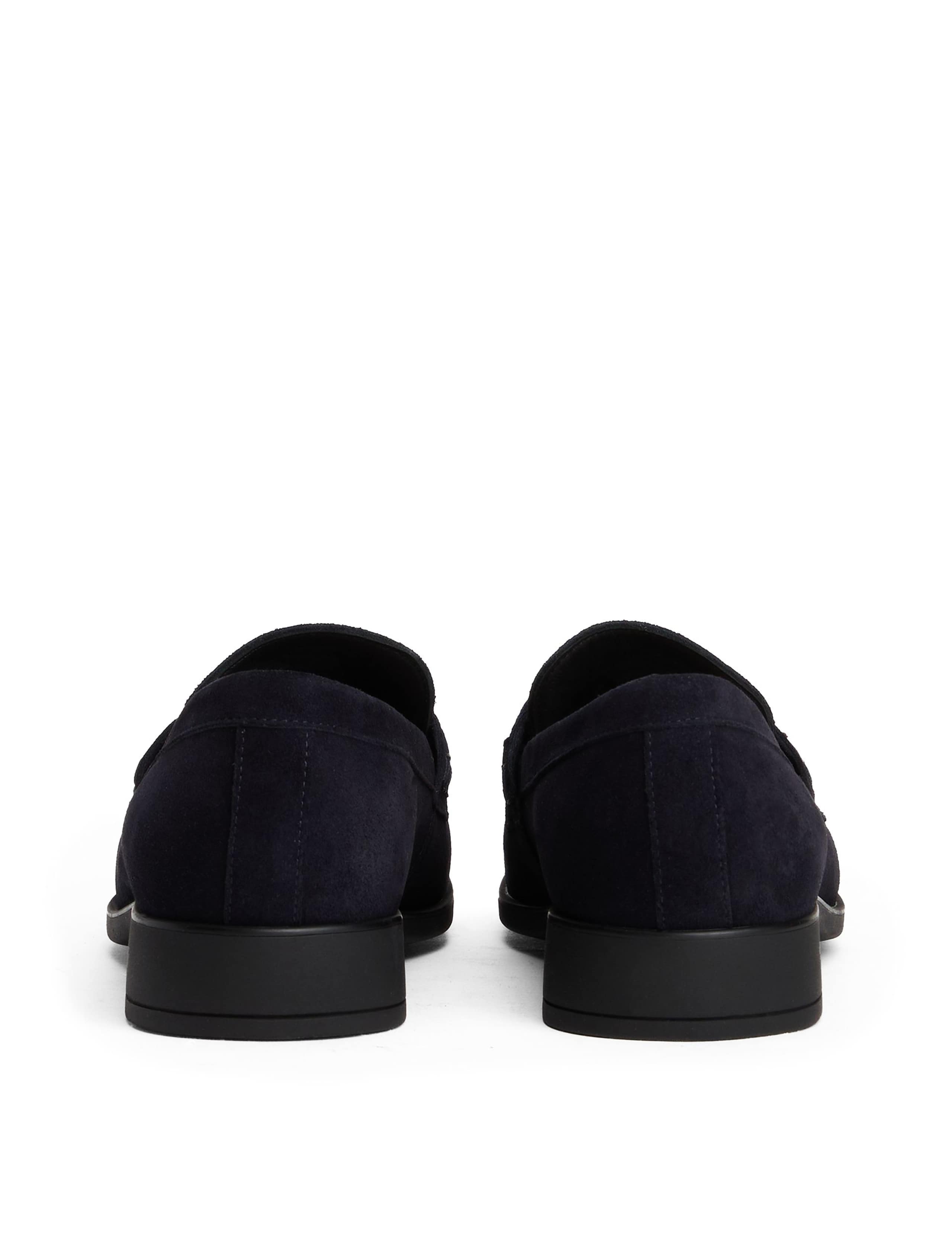 Suede Chain Detail Loafers 5 of 6