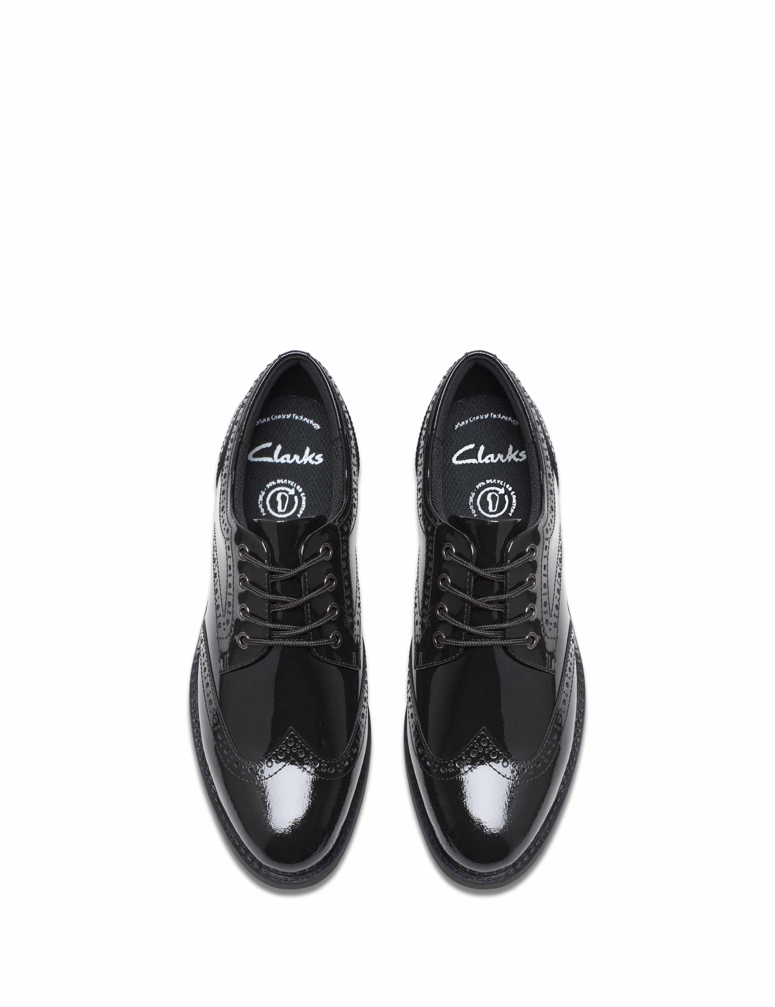 Kids' Patent Leather Brogues (3 Large - 7 Large) 4 of 6