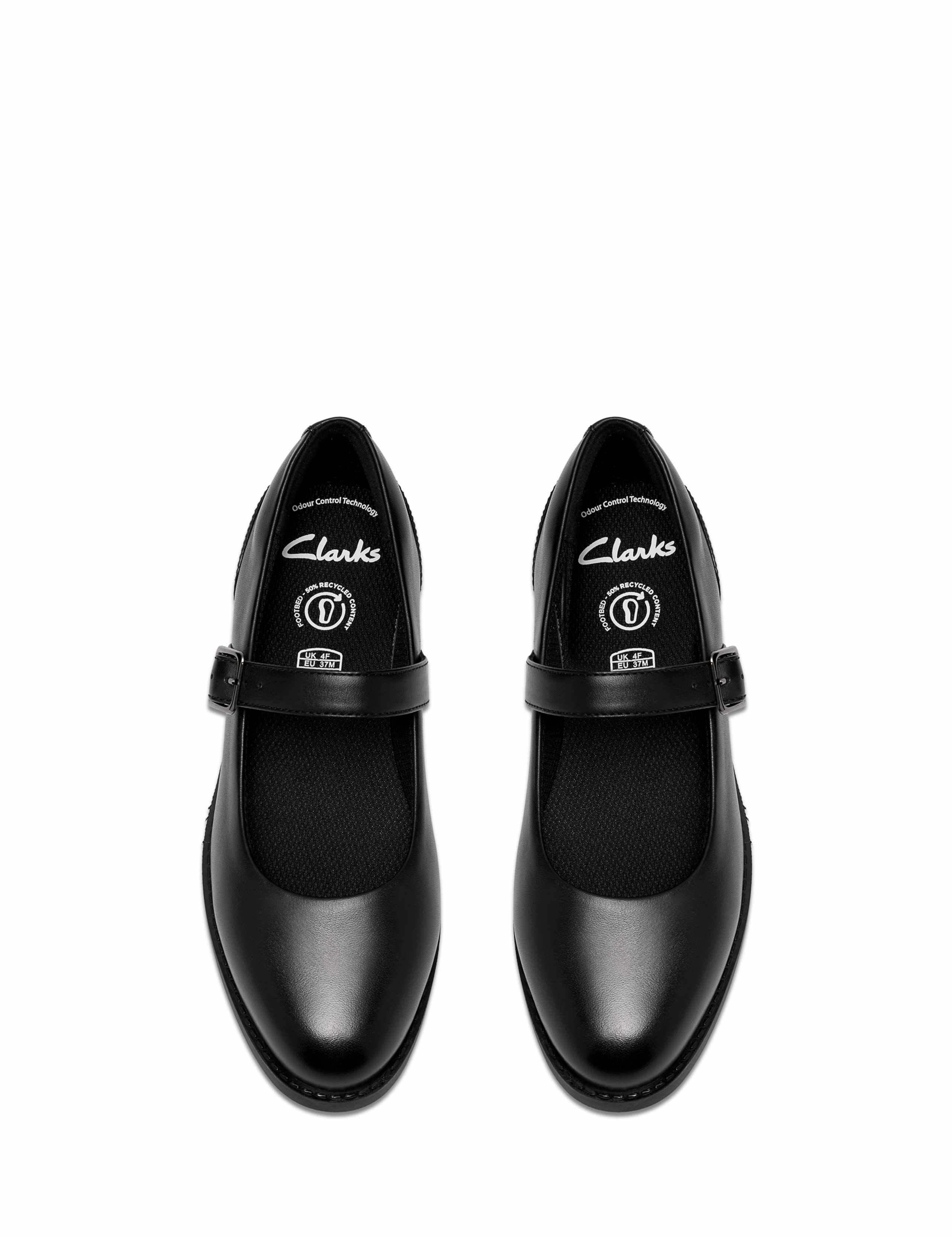 Leather Buckle School Shoes (3-7 Large) 3 of 6