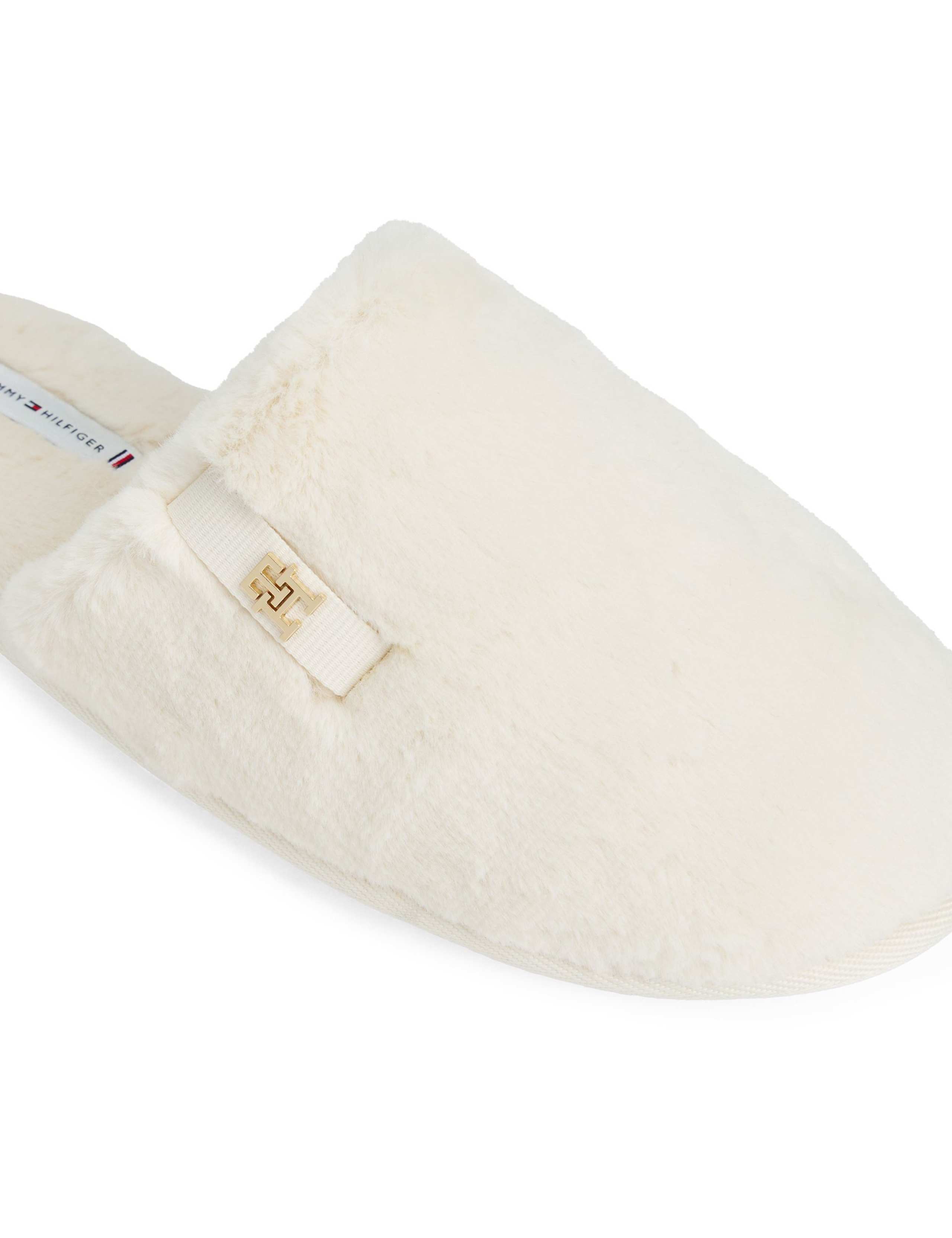 Faux Fur Mule Slippers 3 of 5